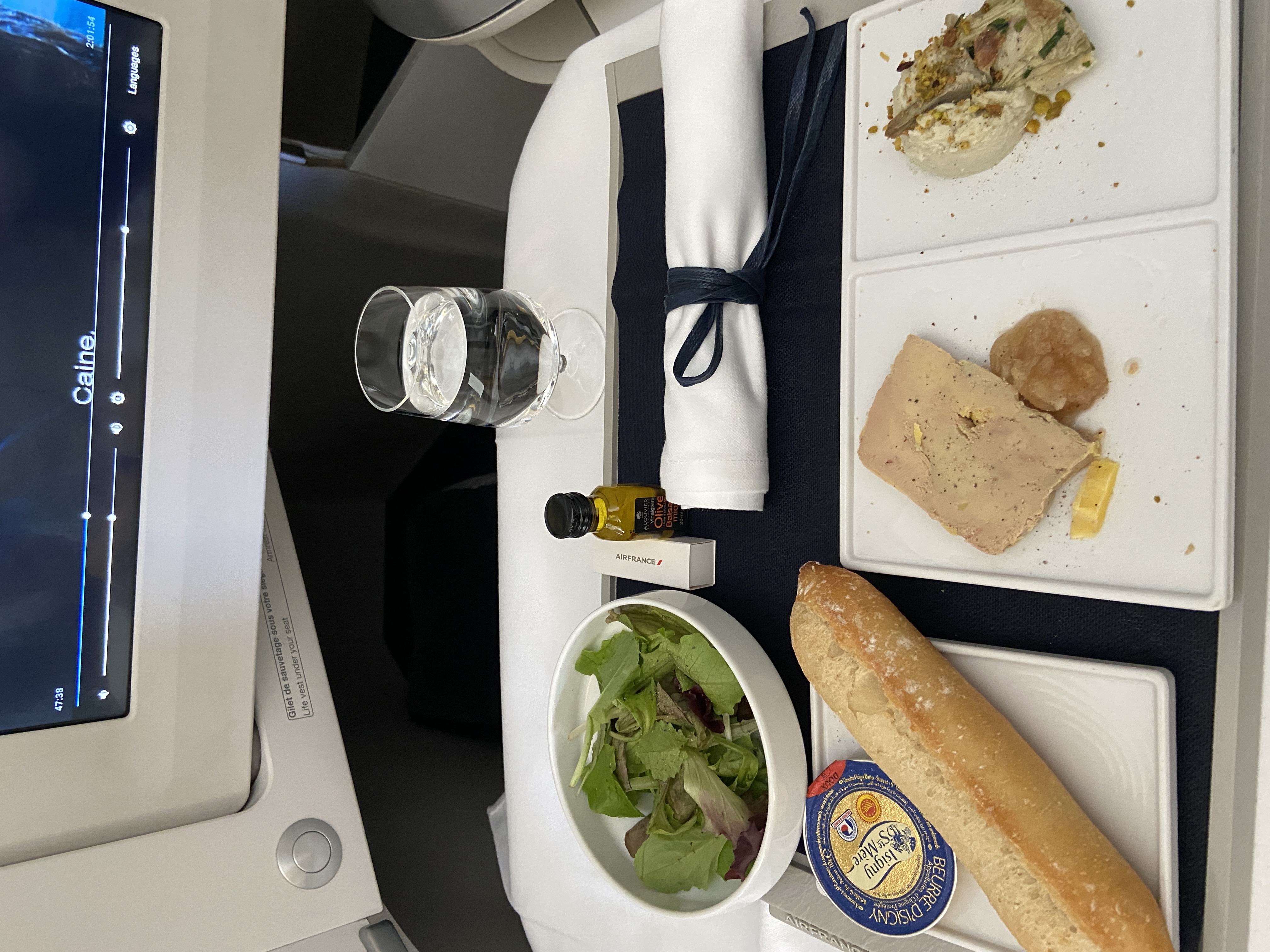 air france business class: pre course
