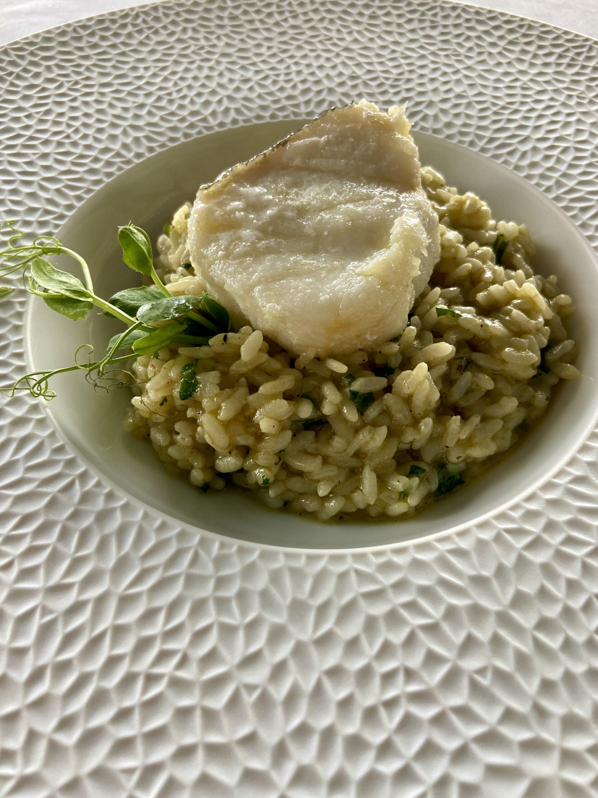 Cod fish rice