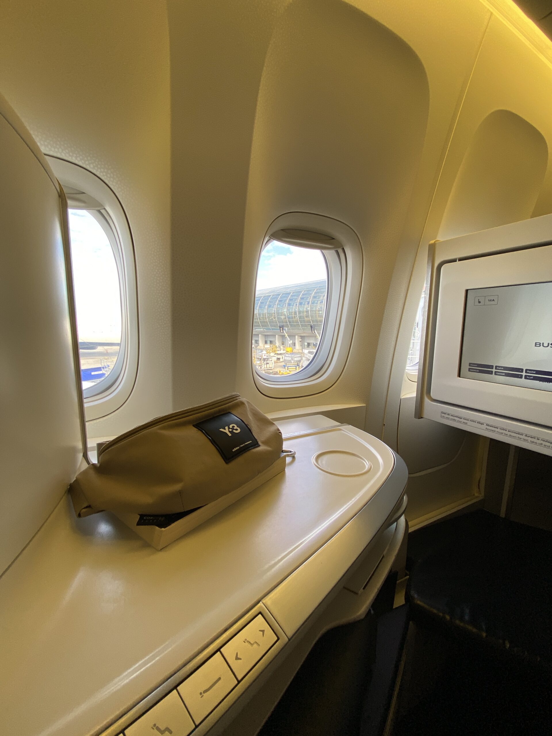 Airfrance business class seat