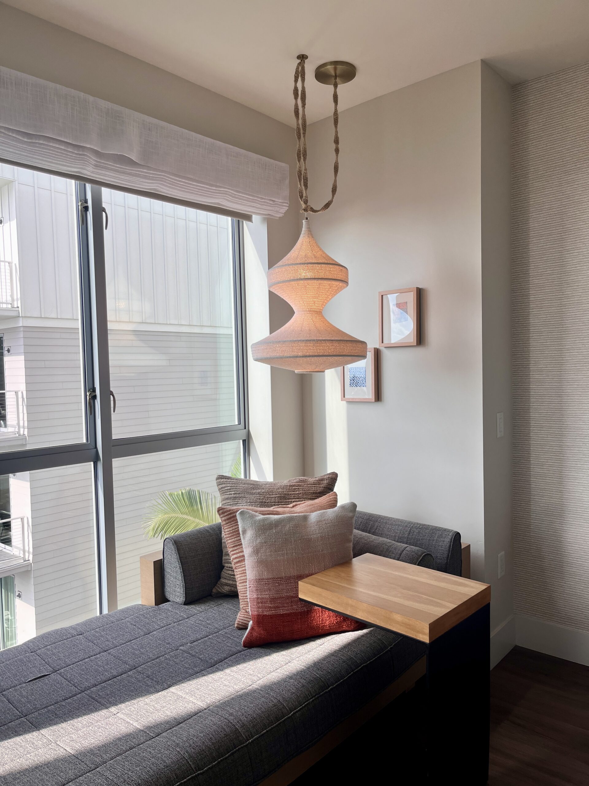 Mission Pacific Hotel room reading nook