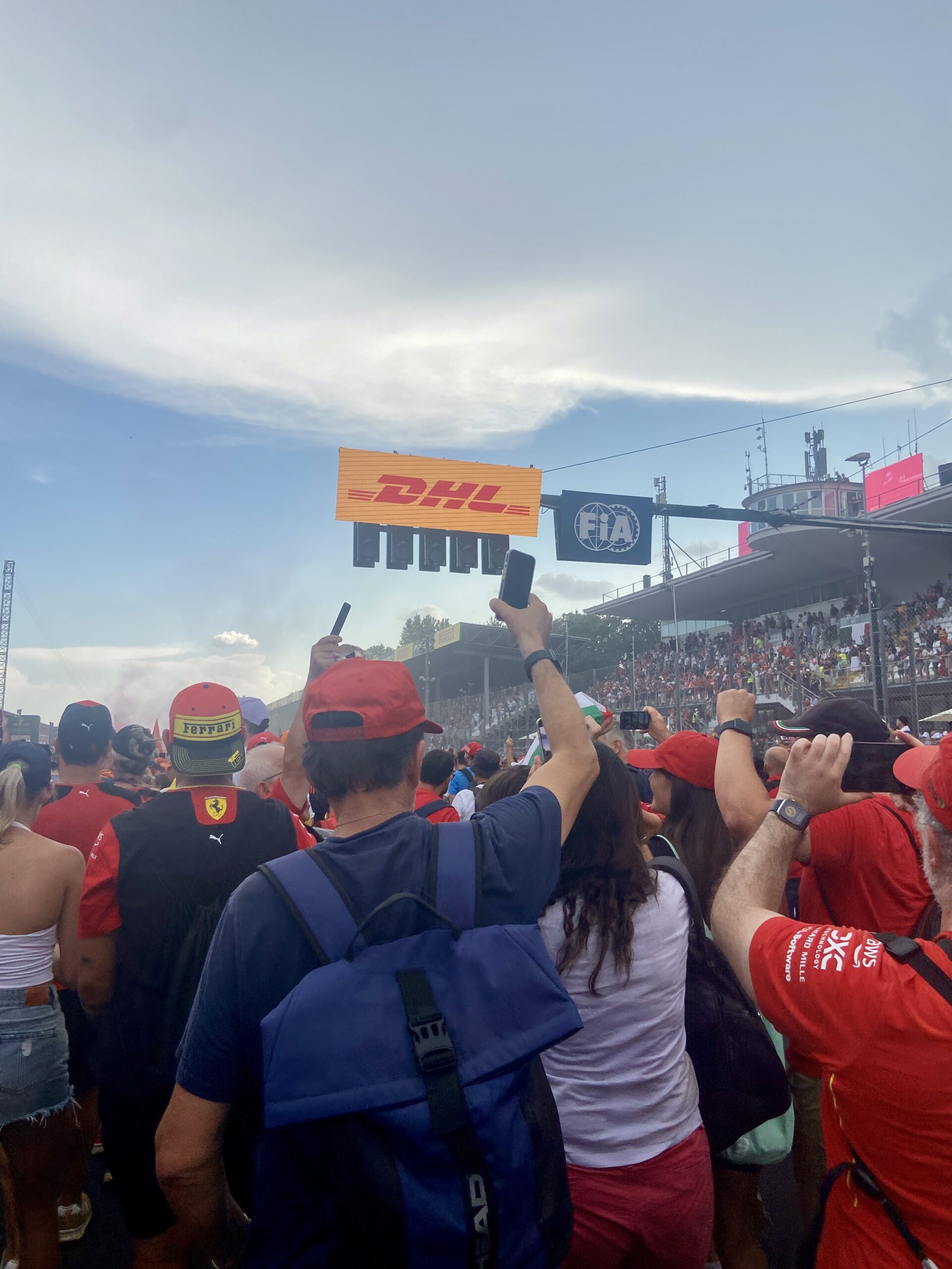 Track invasion at Monza GP