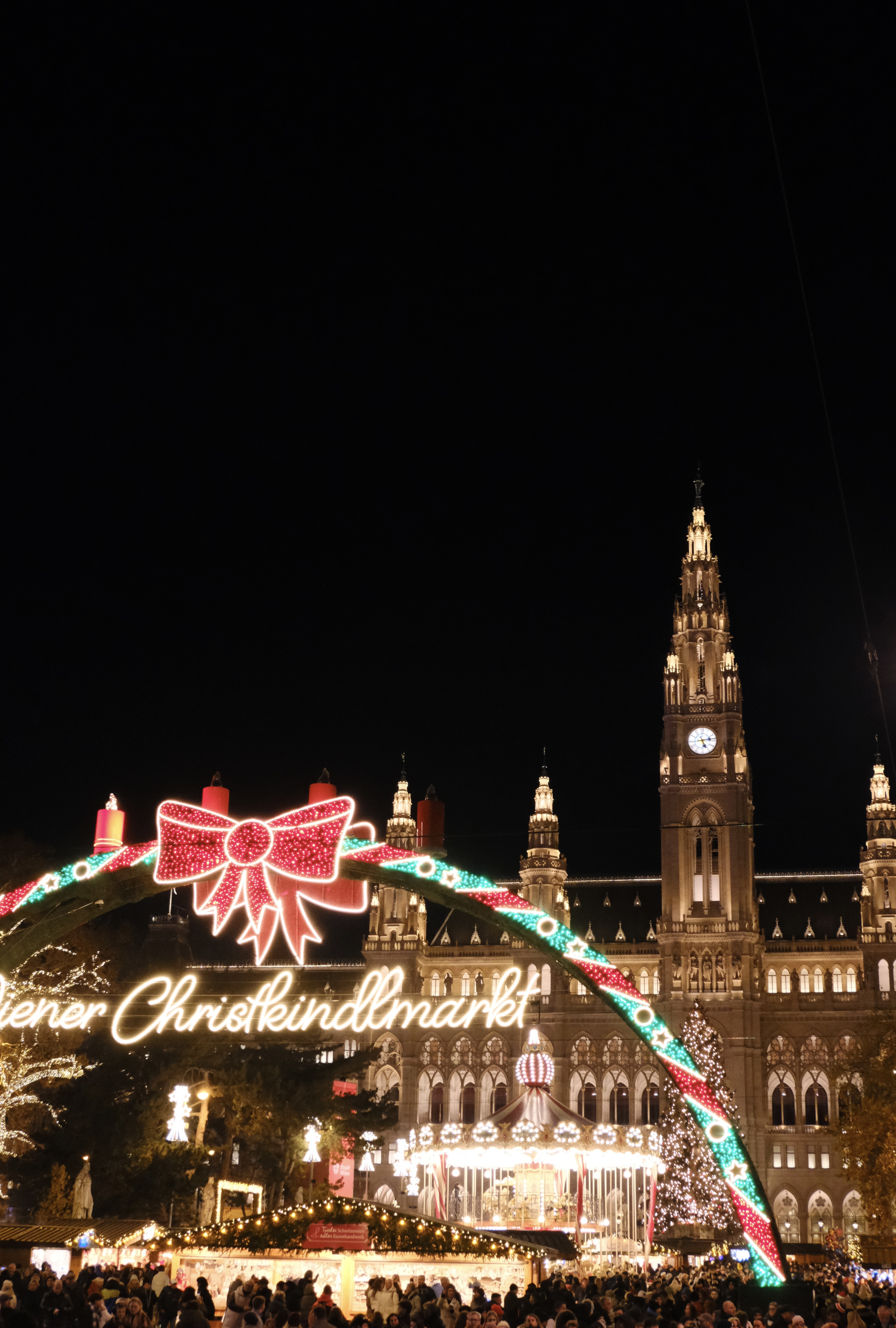 Christmas market at Vienna City Hall