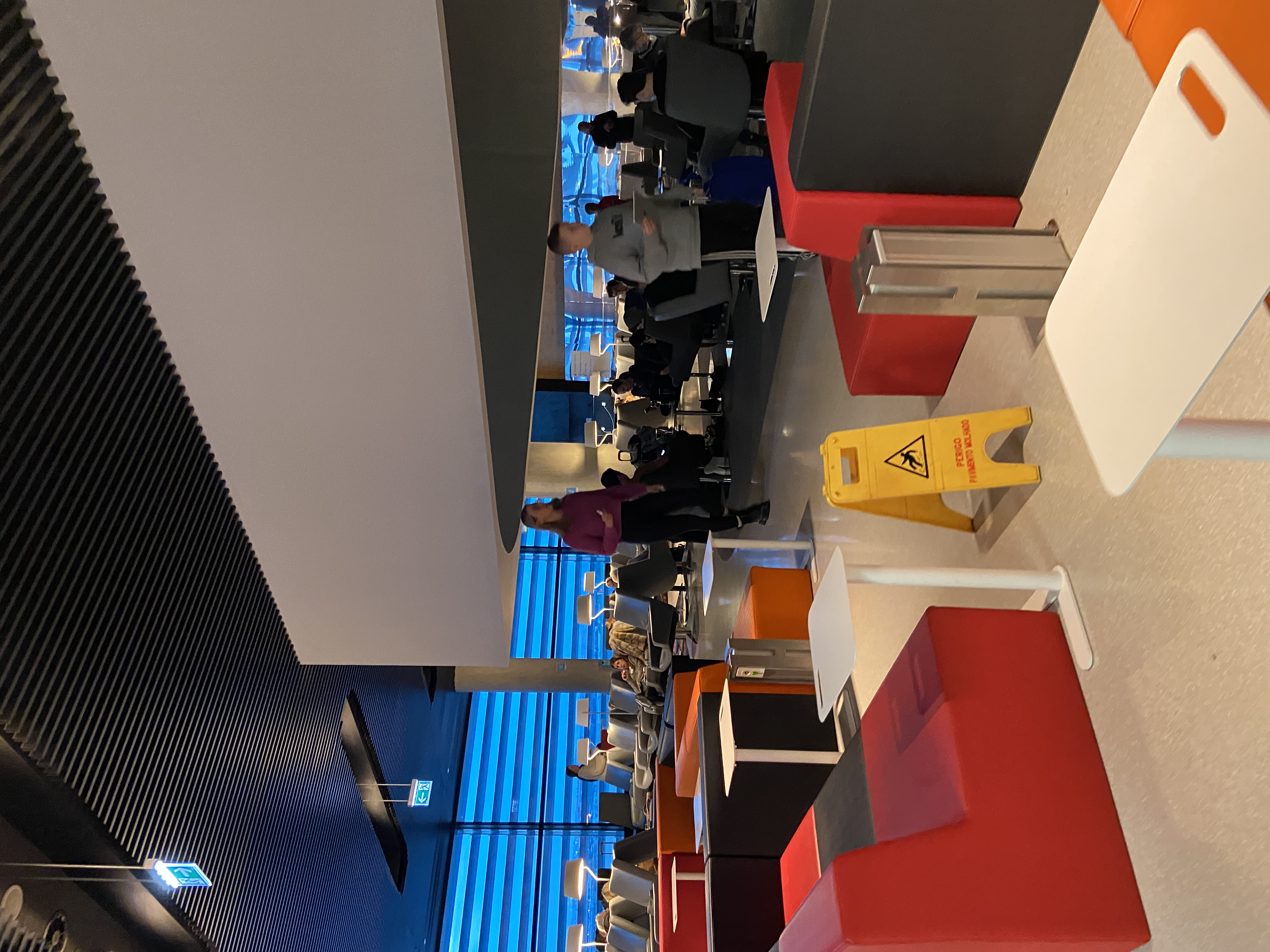 Priority pass lounge in Lisbon