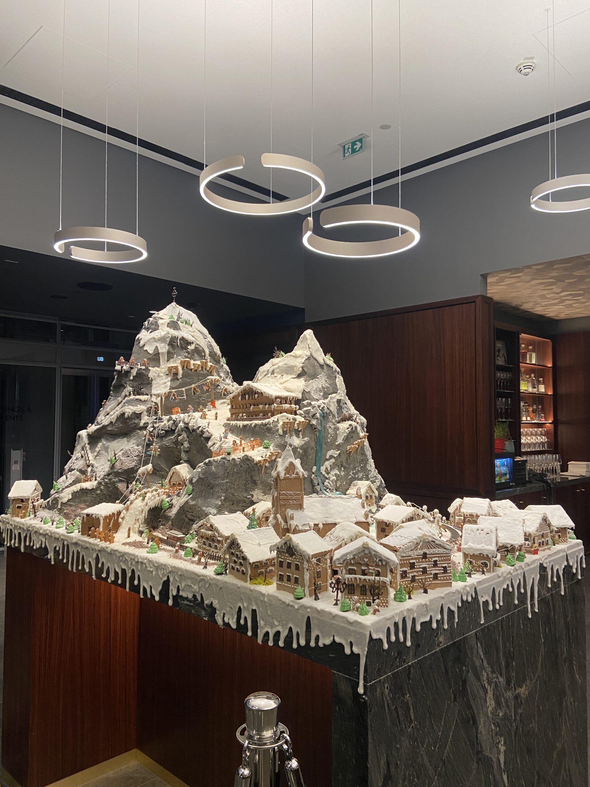 giant gingerbread house