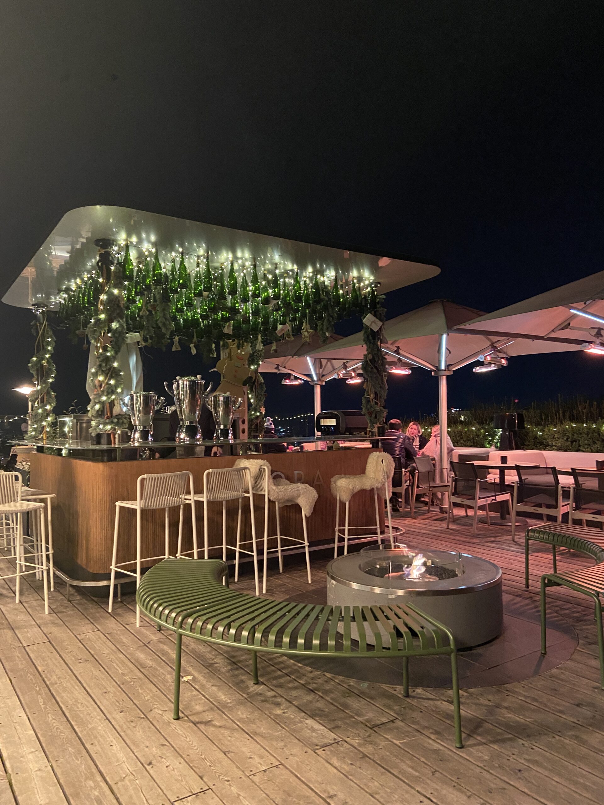 Rooftop bar at Andaz Vienna
