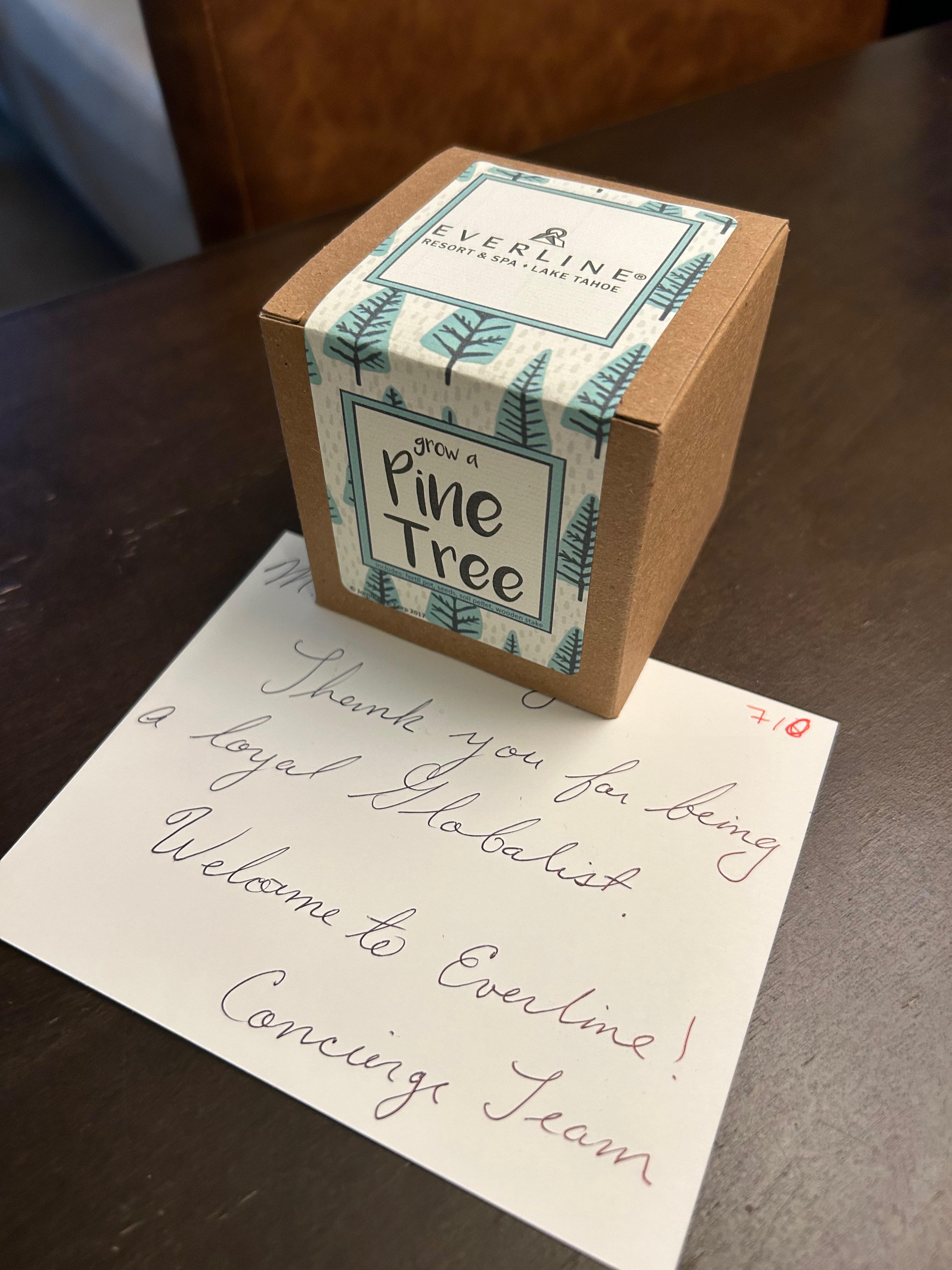 Welcome gift