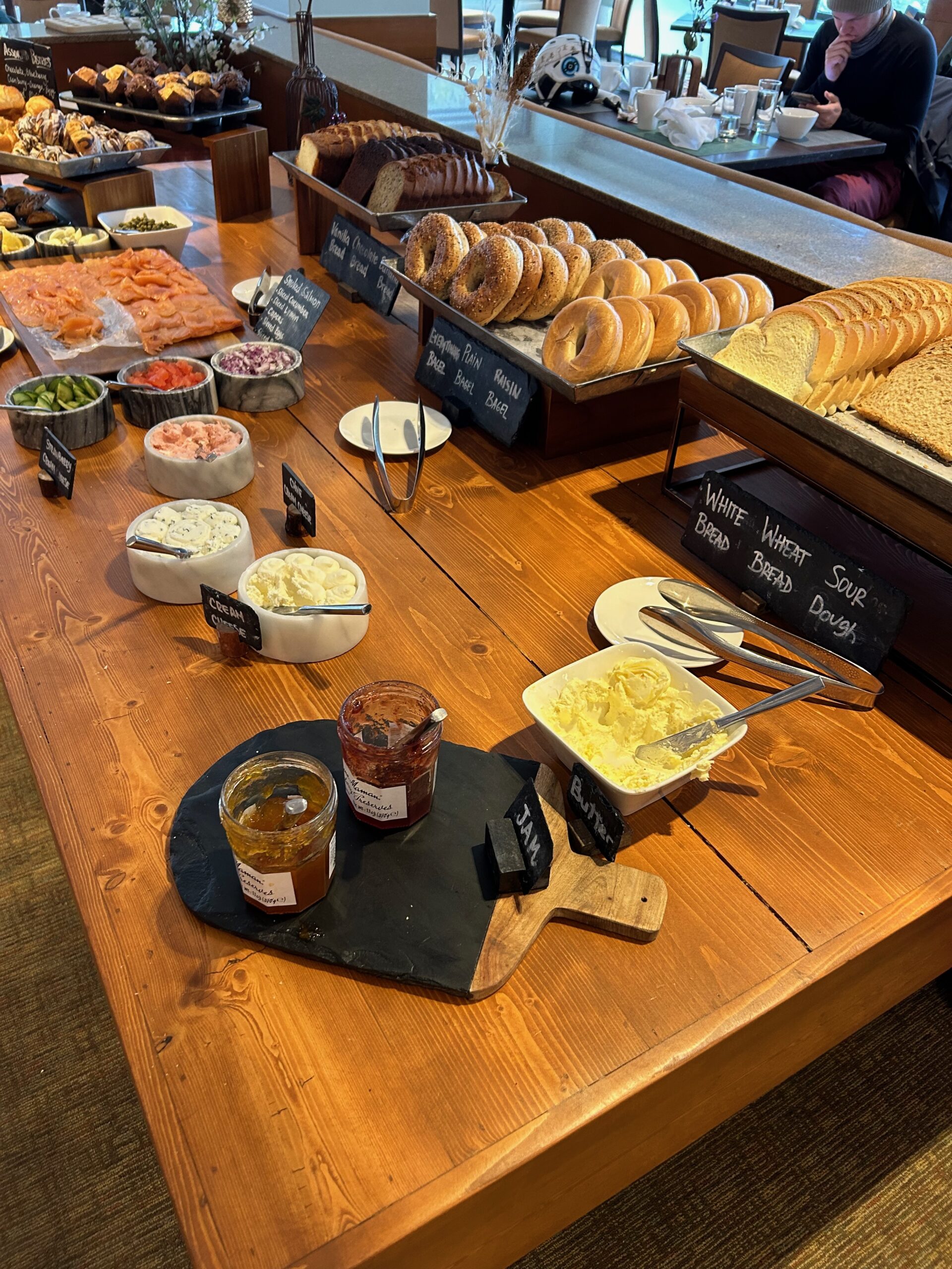Breakfast spread