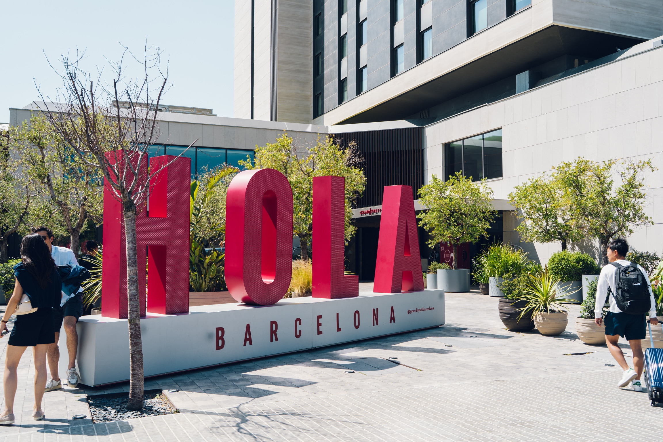 Grand Hyatt Barcelona's Entrance