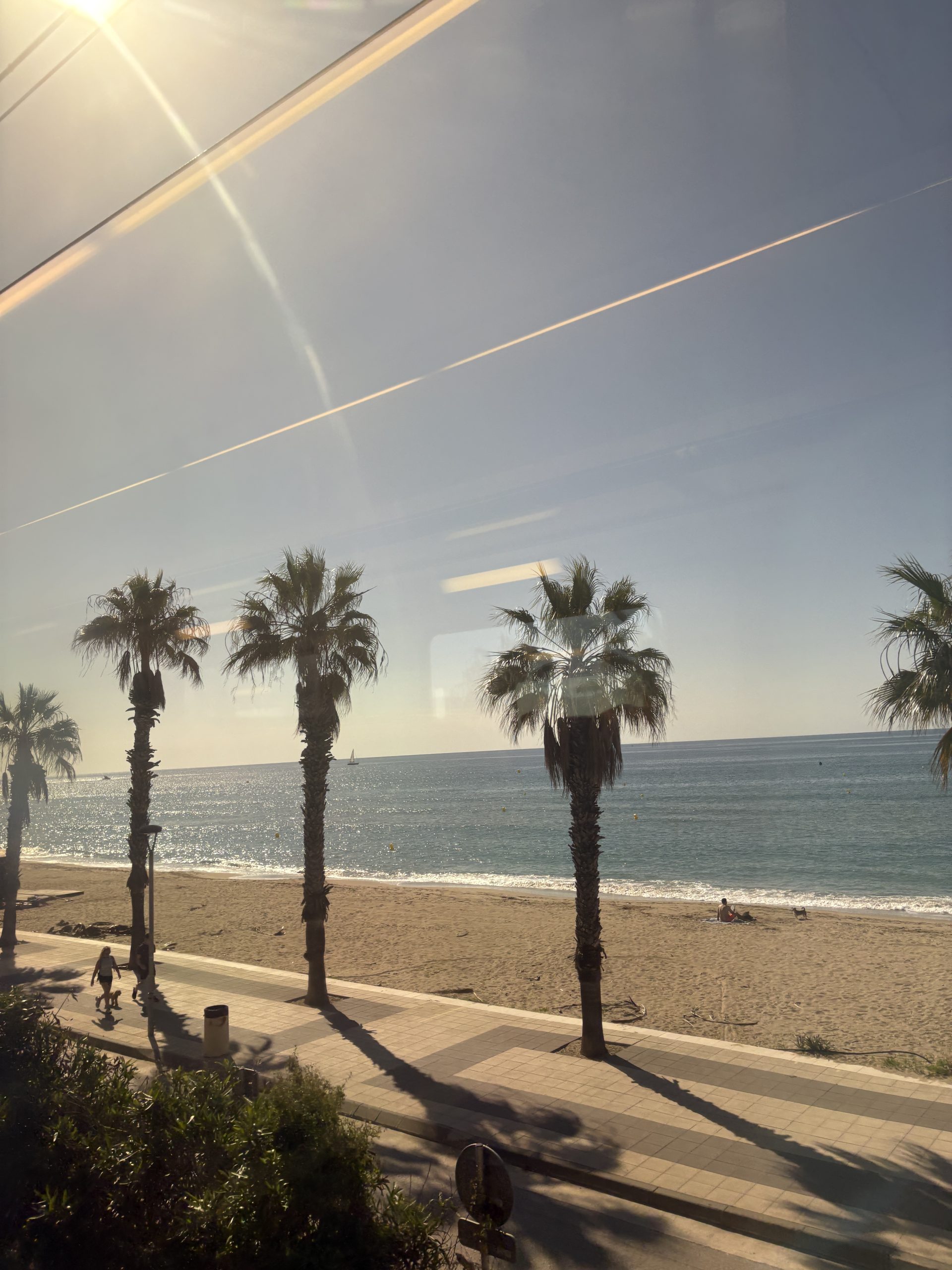 Regional train from Tarragona to Barcelona