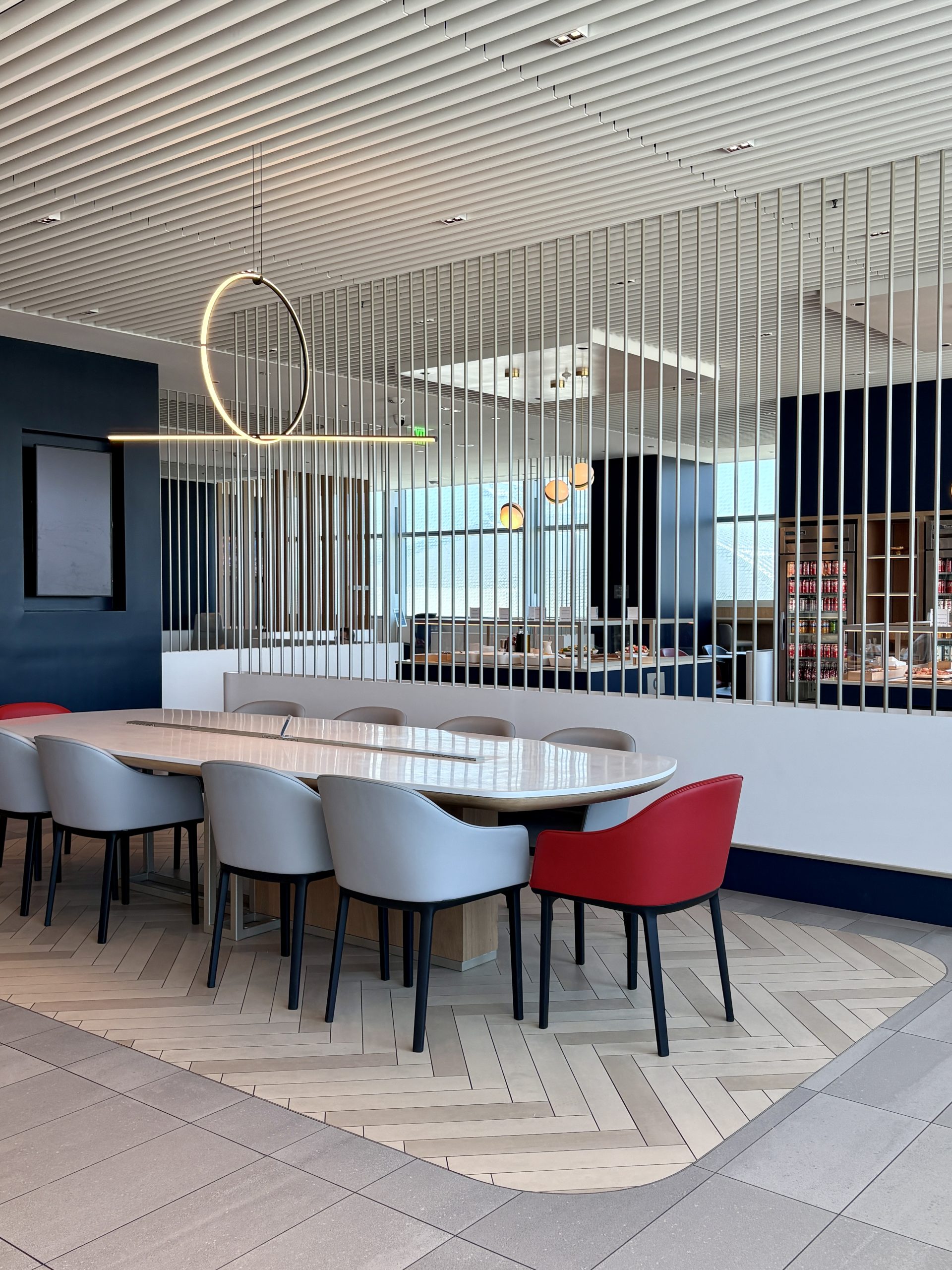 LAX Air France lounge interior