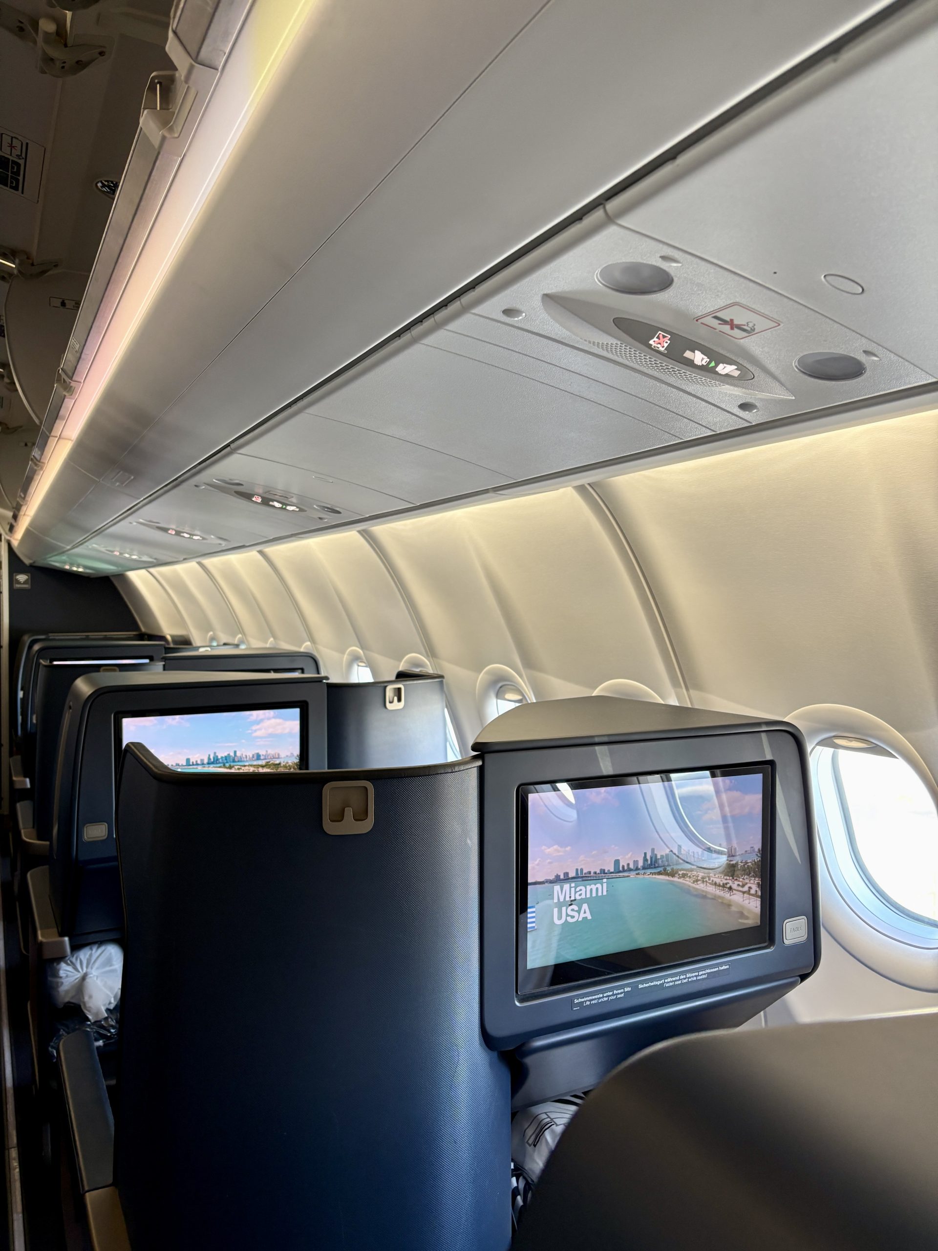 Condor business class cabin