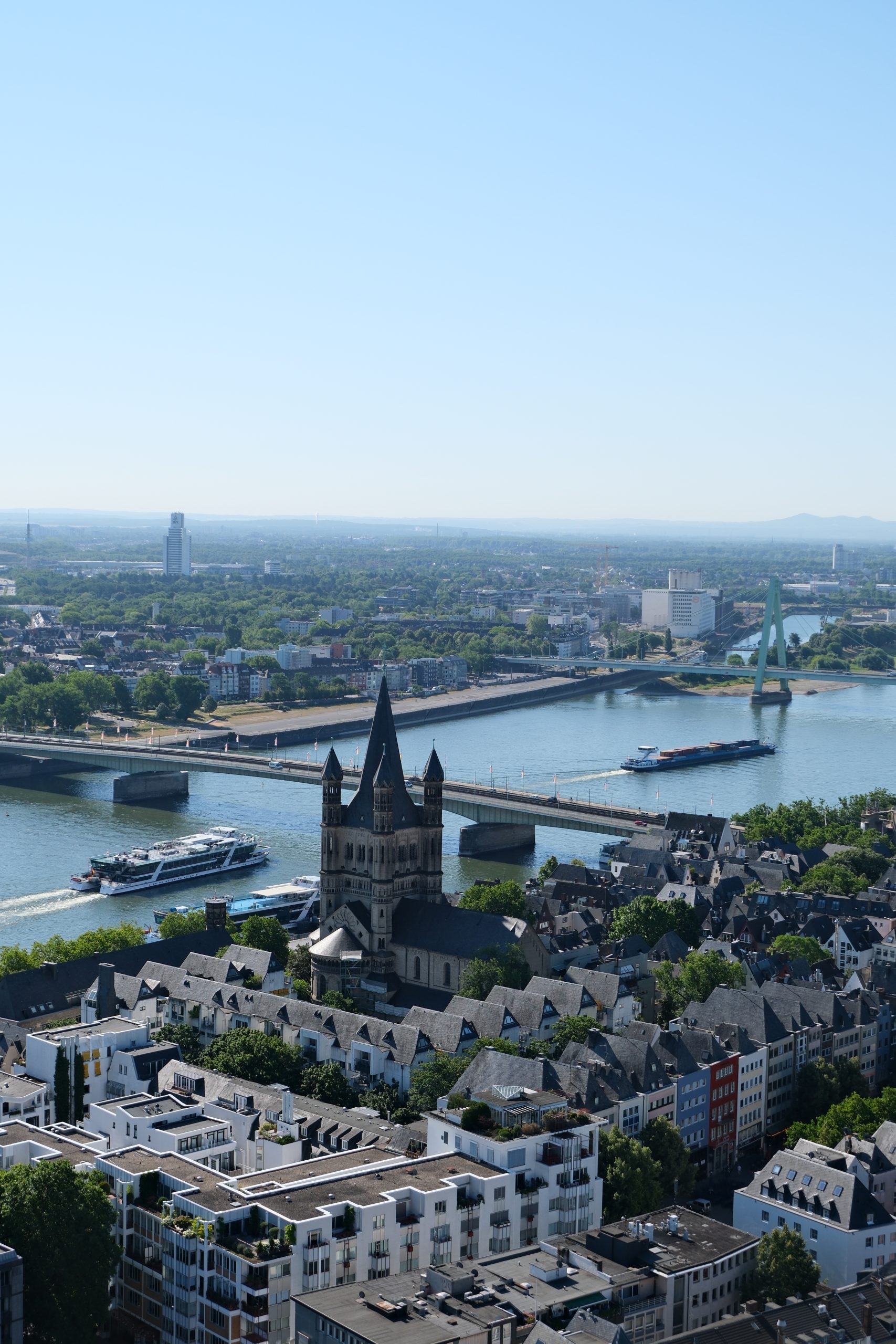 View from the top of Cologne cathedral