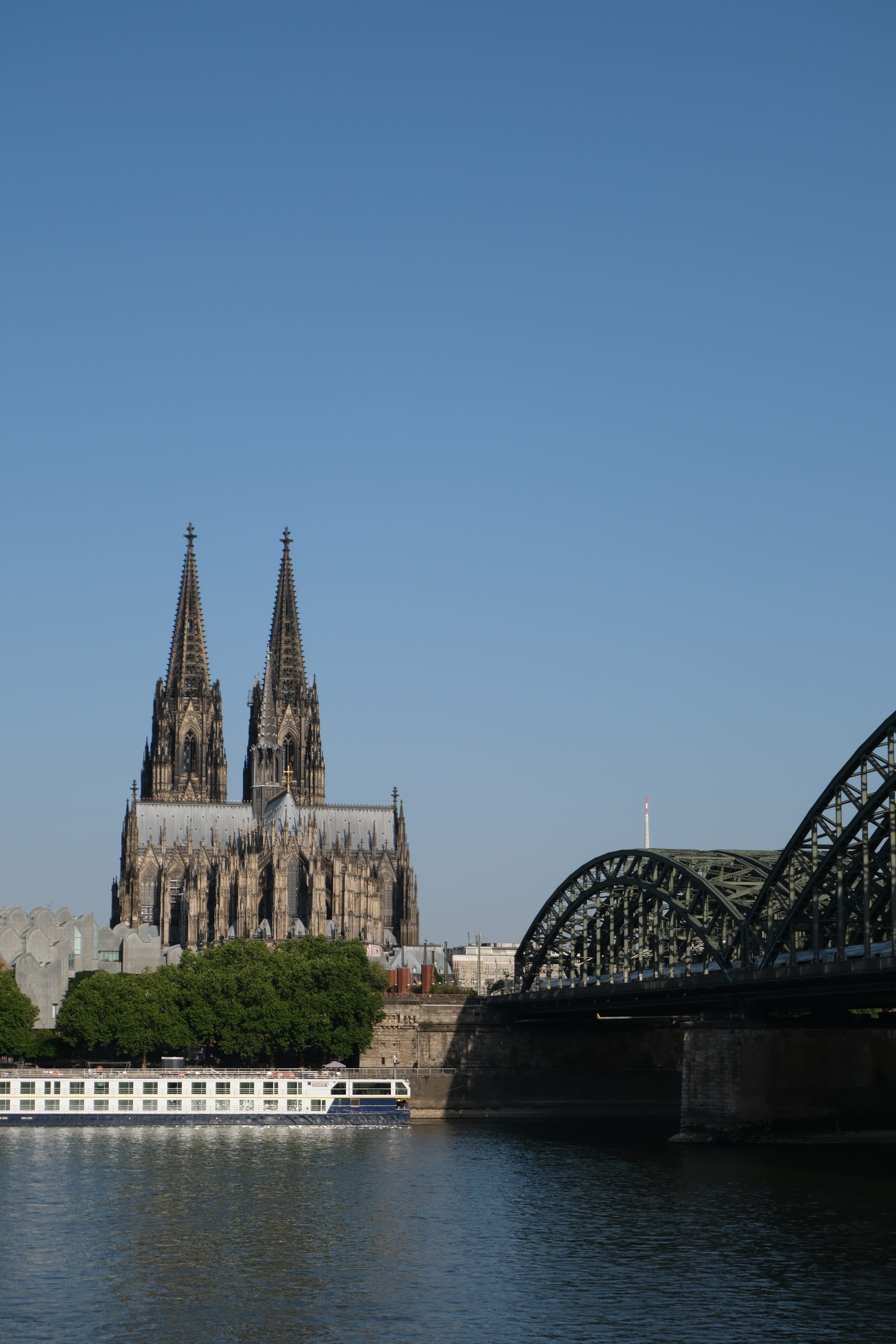 View of the Cologne cathedral