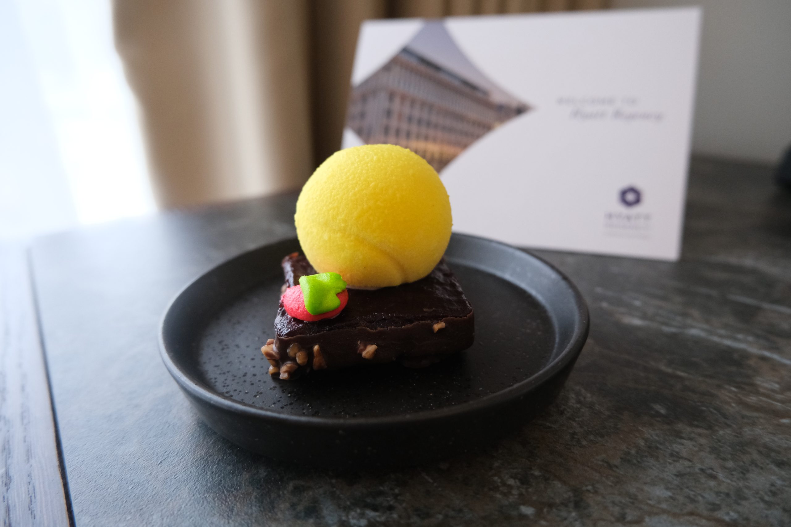 Creative and delicious welcome pastry gift
