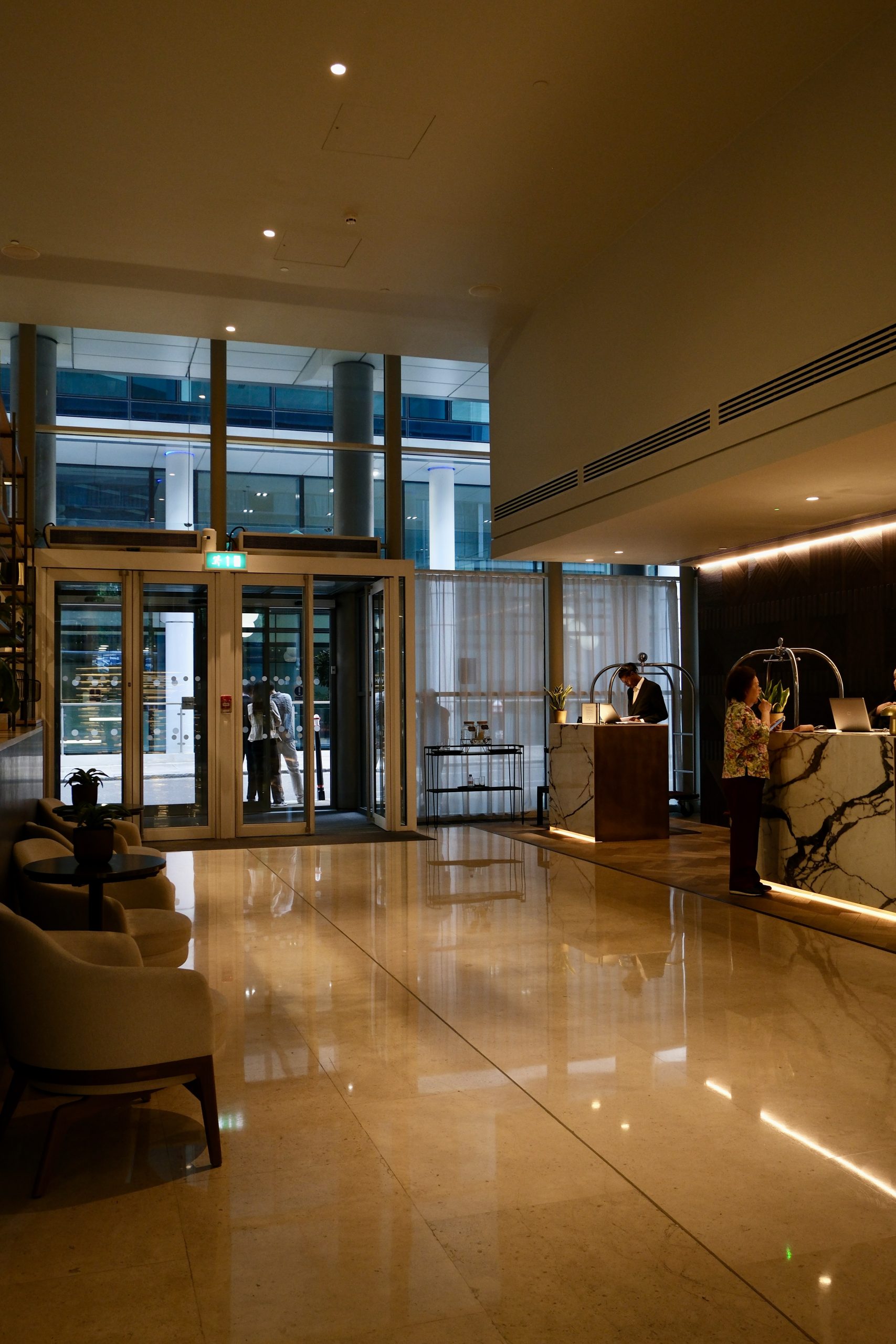 Hotel lobby
