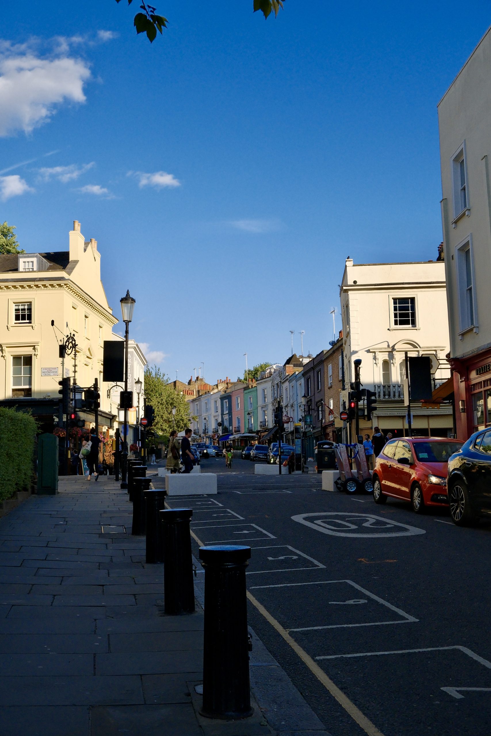 Colorful houses in Nottinghill