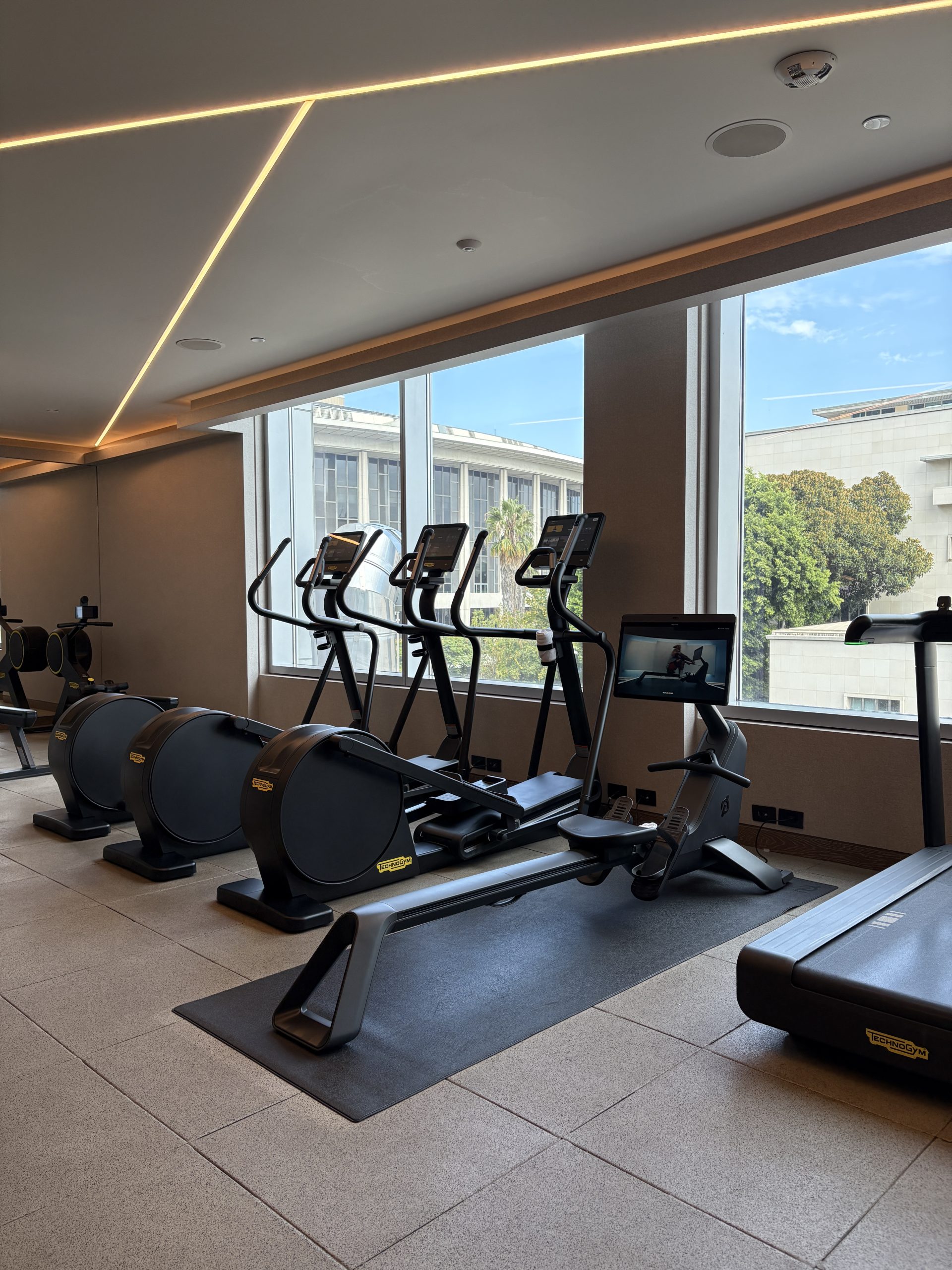Spacious fully-equipped gym