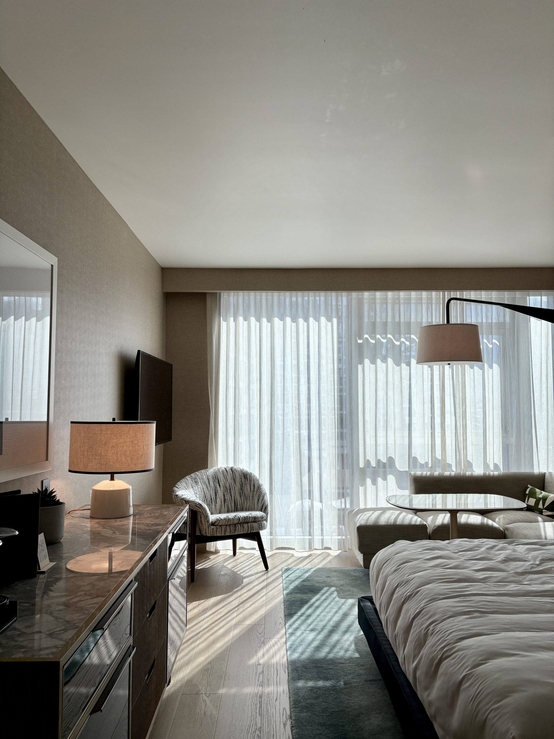 Bright and airy bedroom