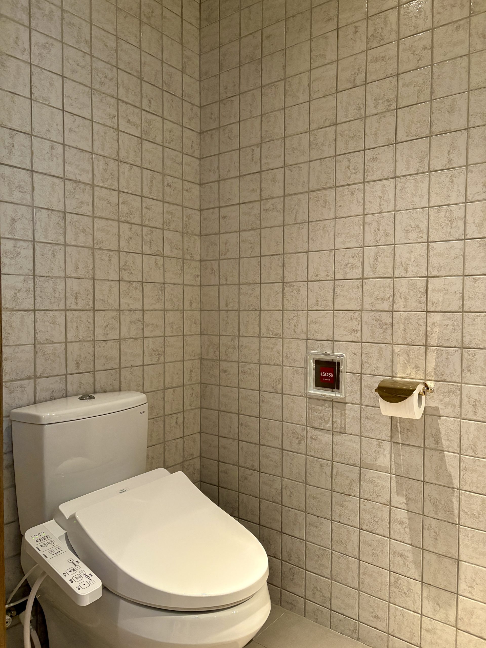 Toto washlet in the toilet room