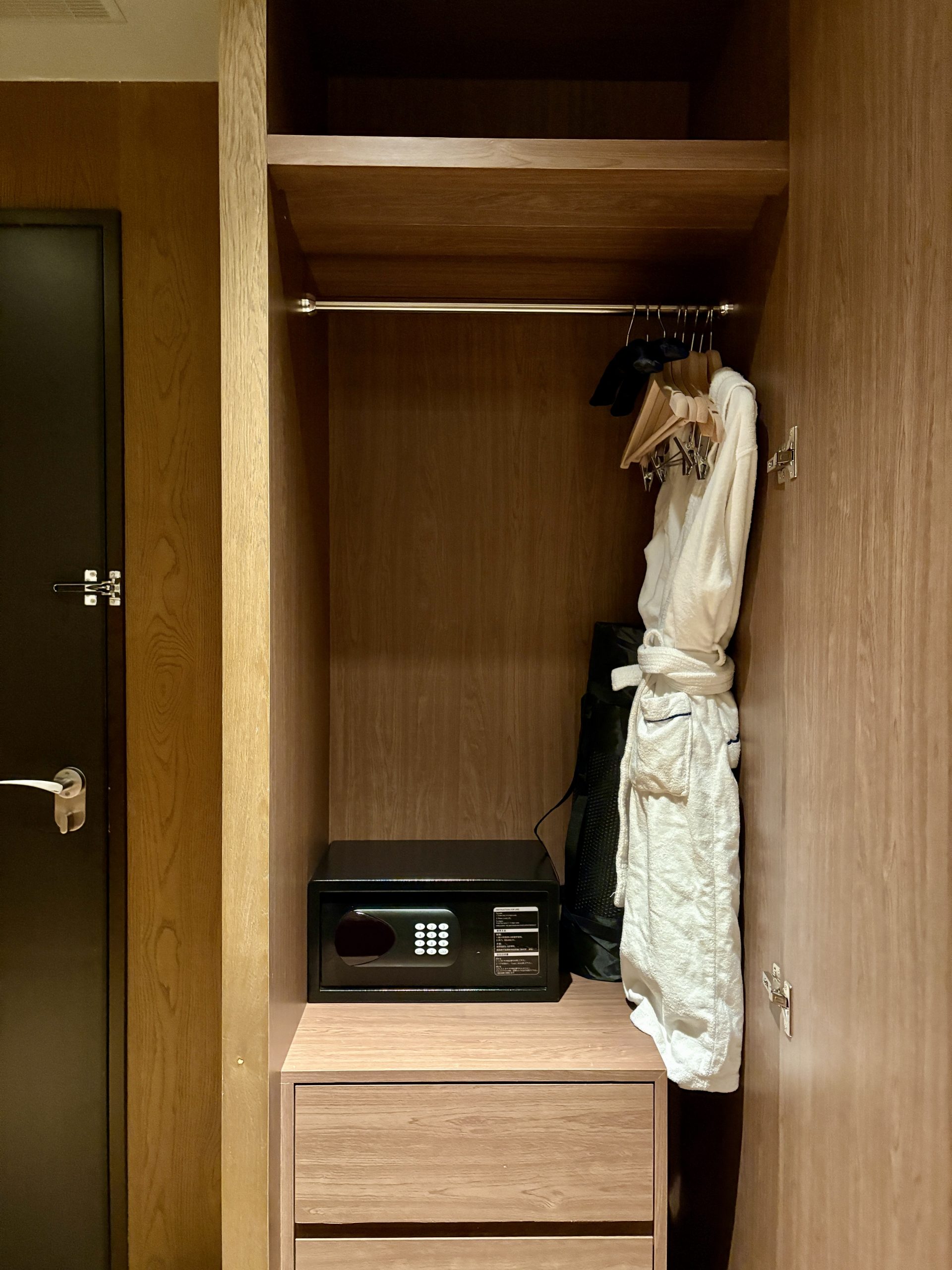 Episode Da'an hotel room closet