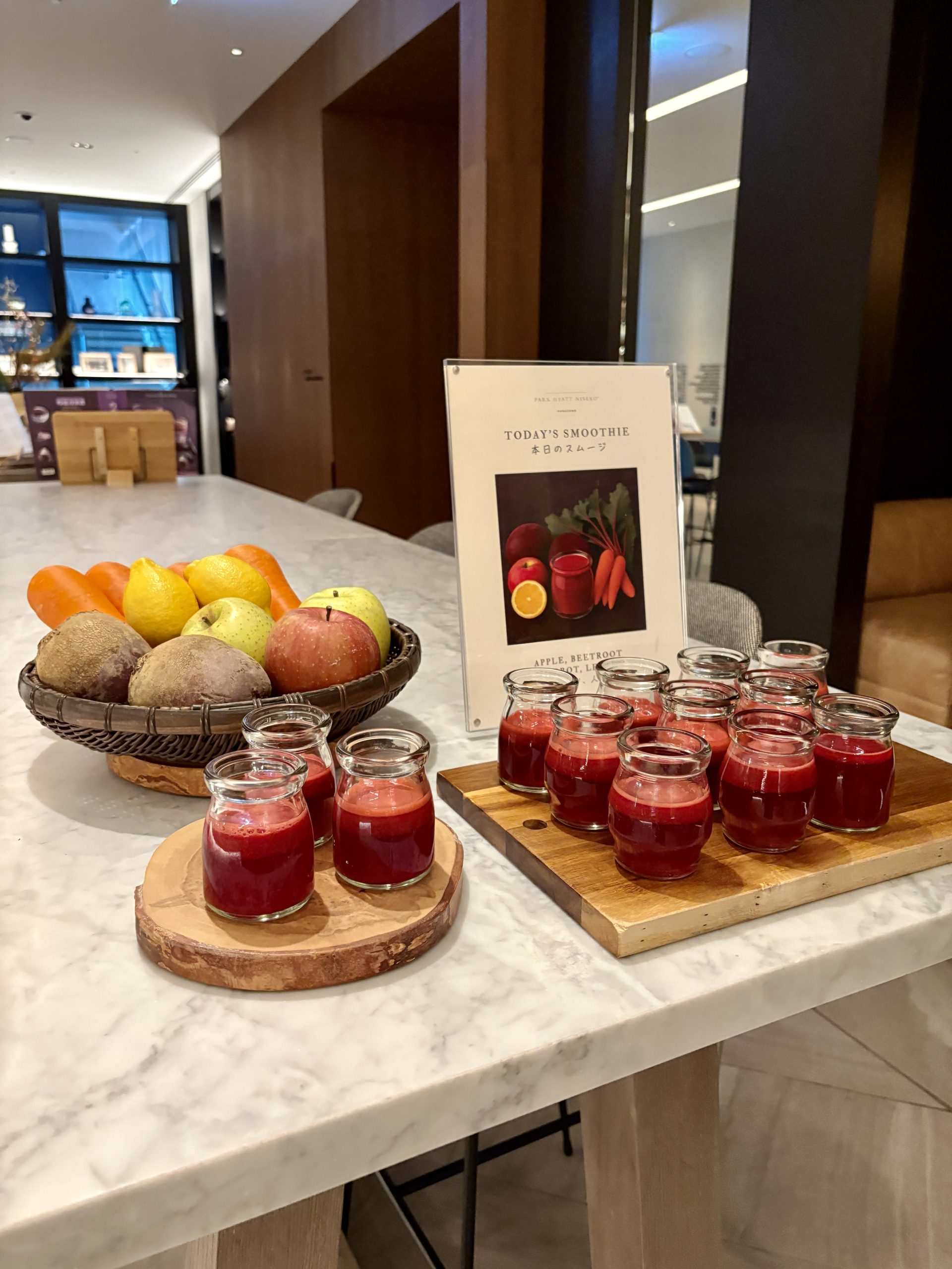 Daily fresh fruits smoothies