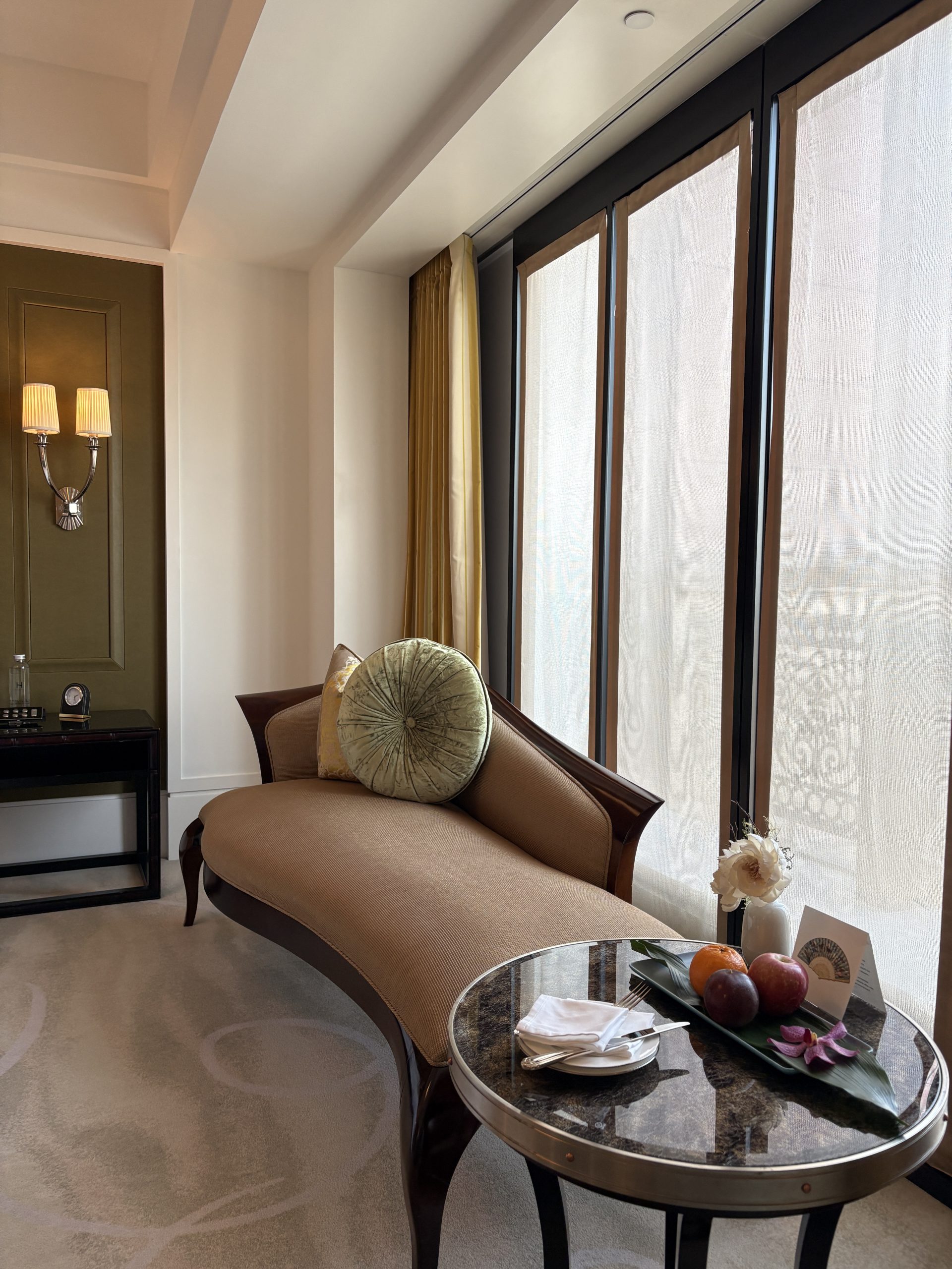 Lounging chair by the window