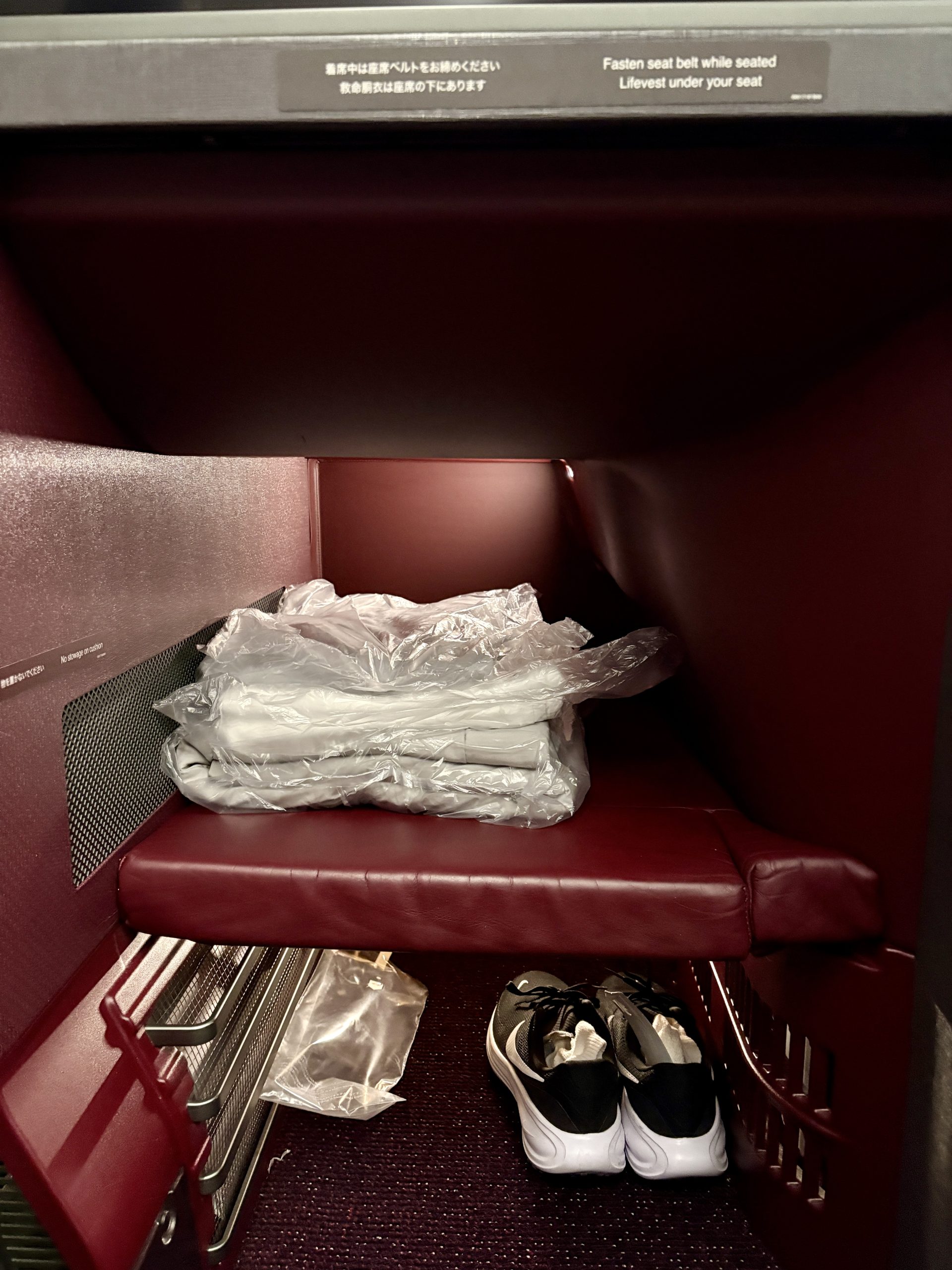 Well lit footwell with ample storage