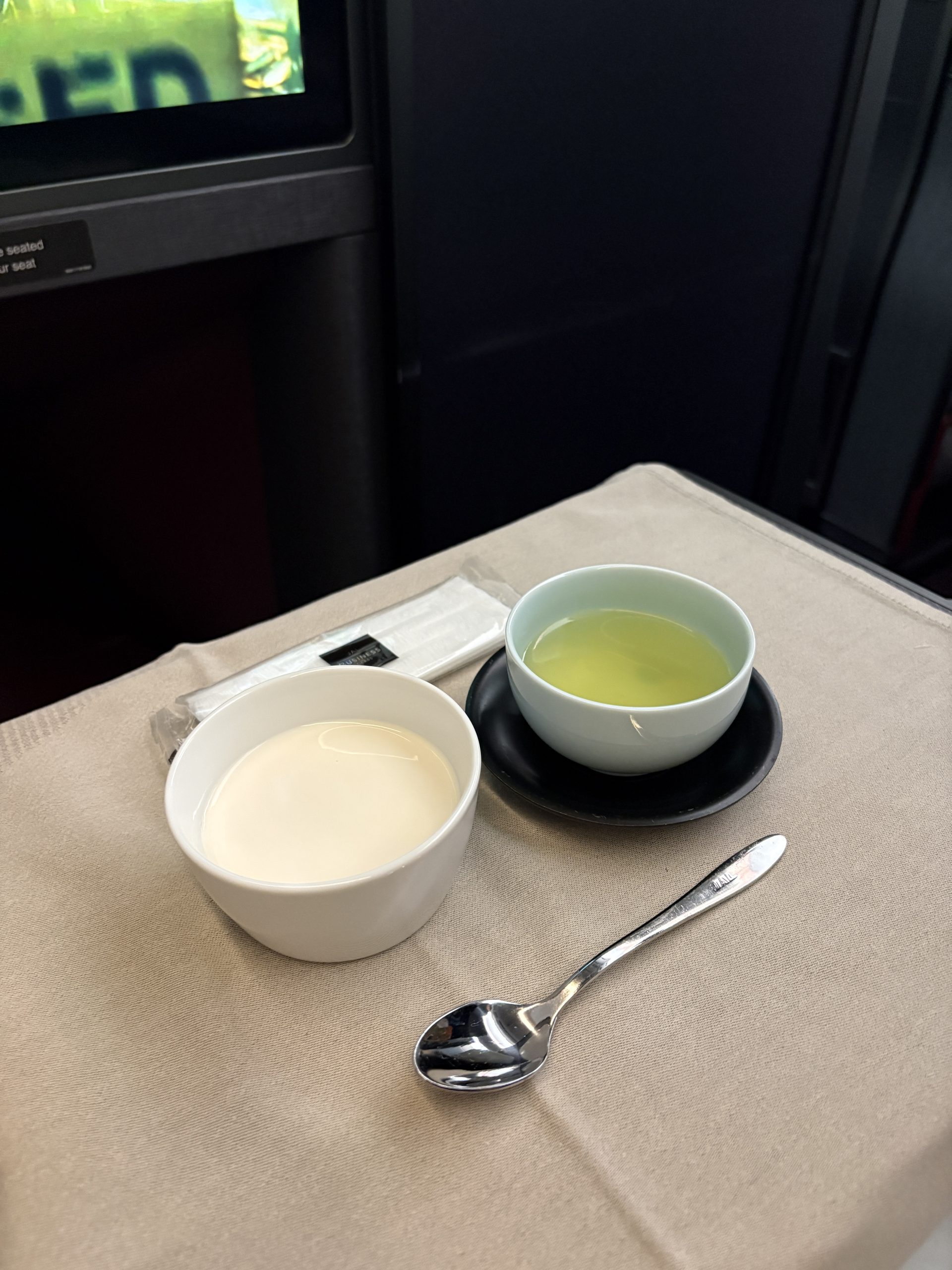 After meal dessert with green tea