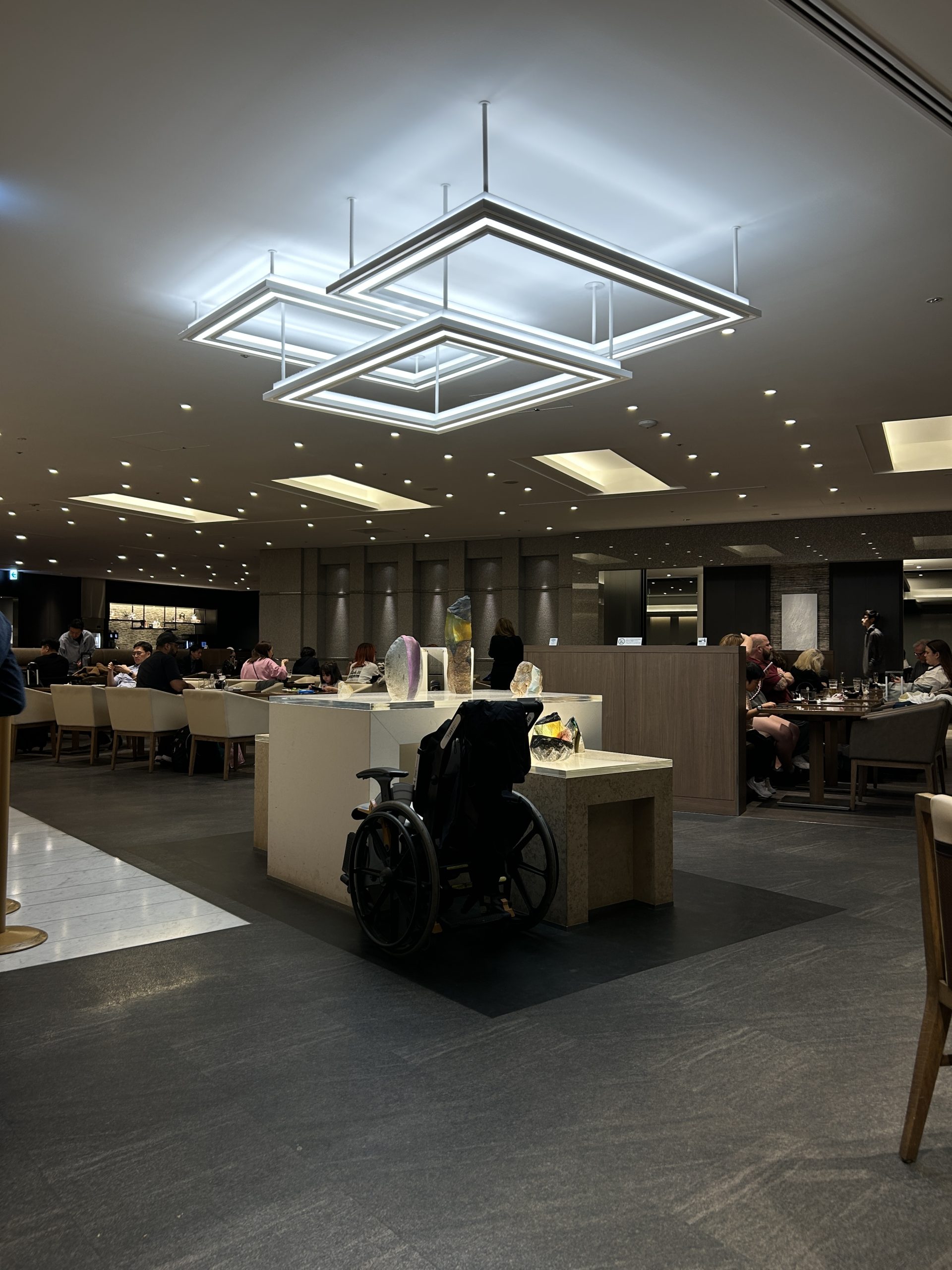 Plenty of space in the lounge