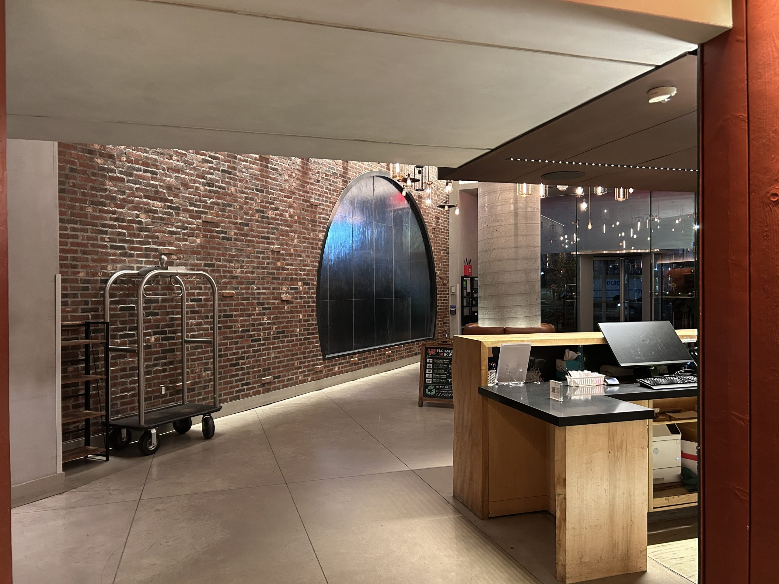Front desk at Hotel 50 Bowery