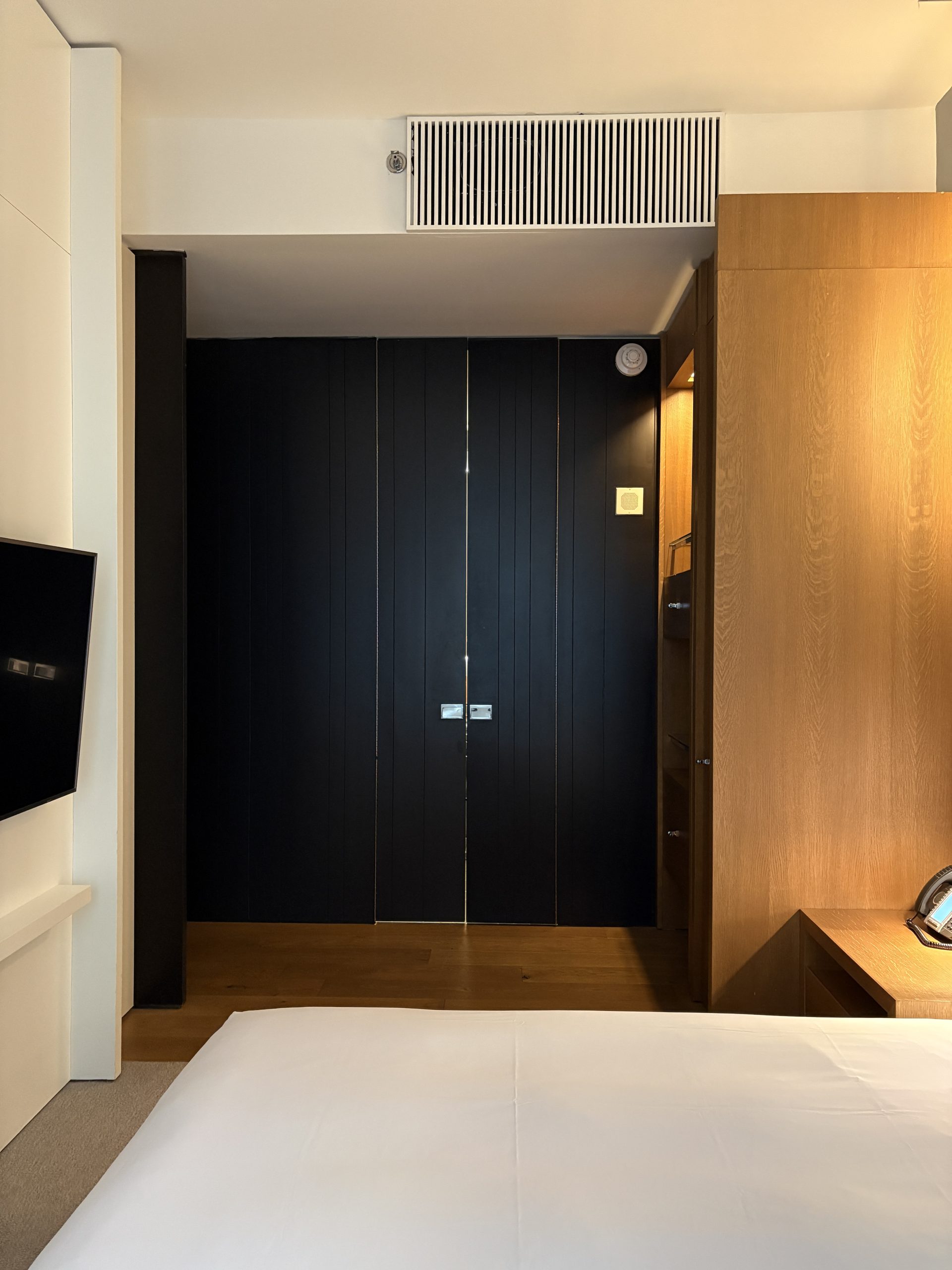 Master bedroom in the Andaz Suite