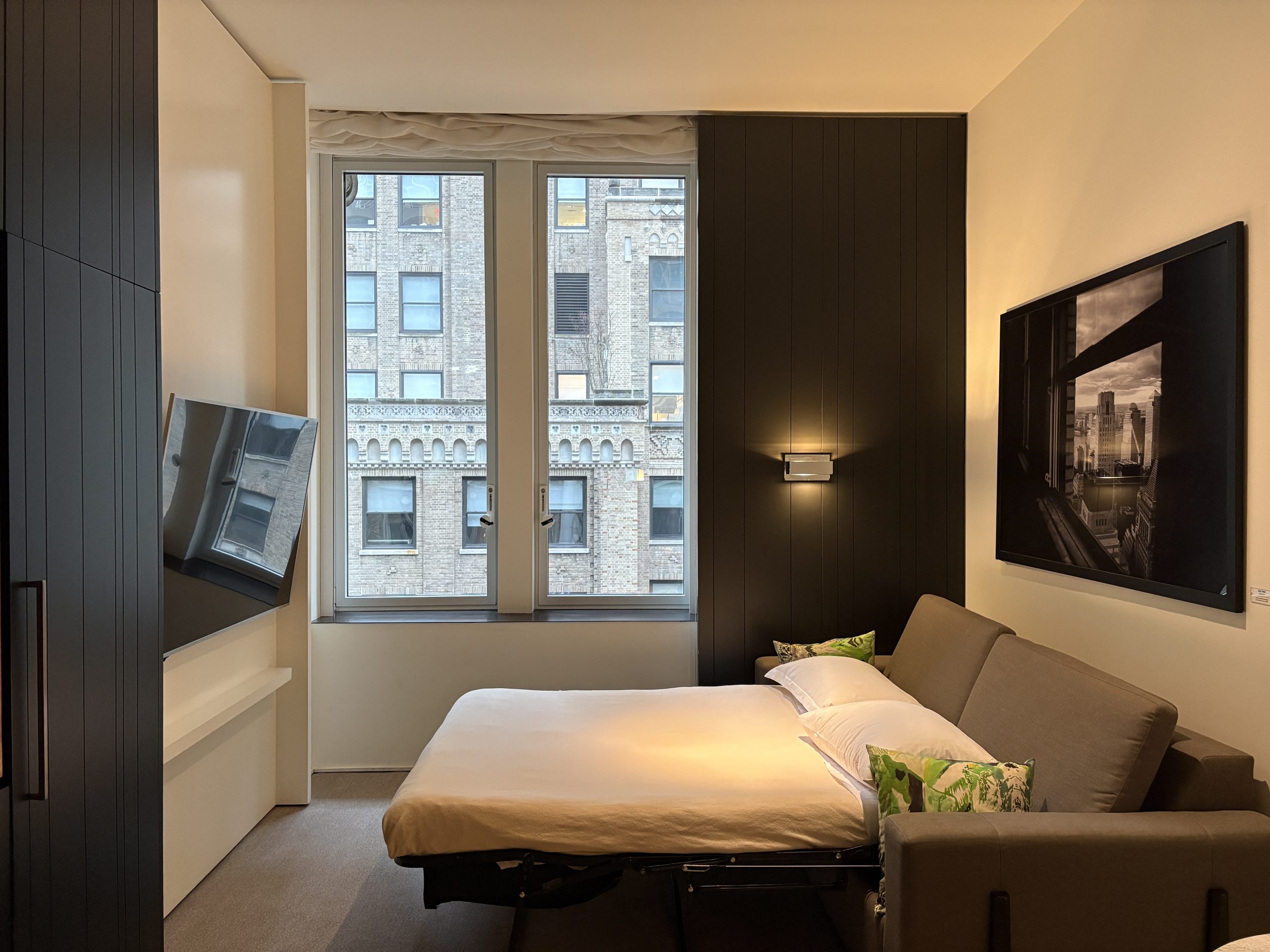 Living room in the Andaz Suite