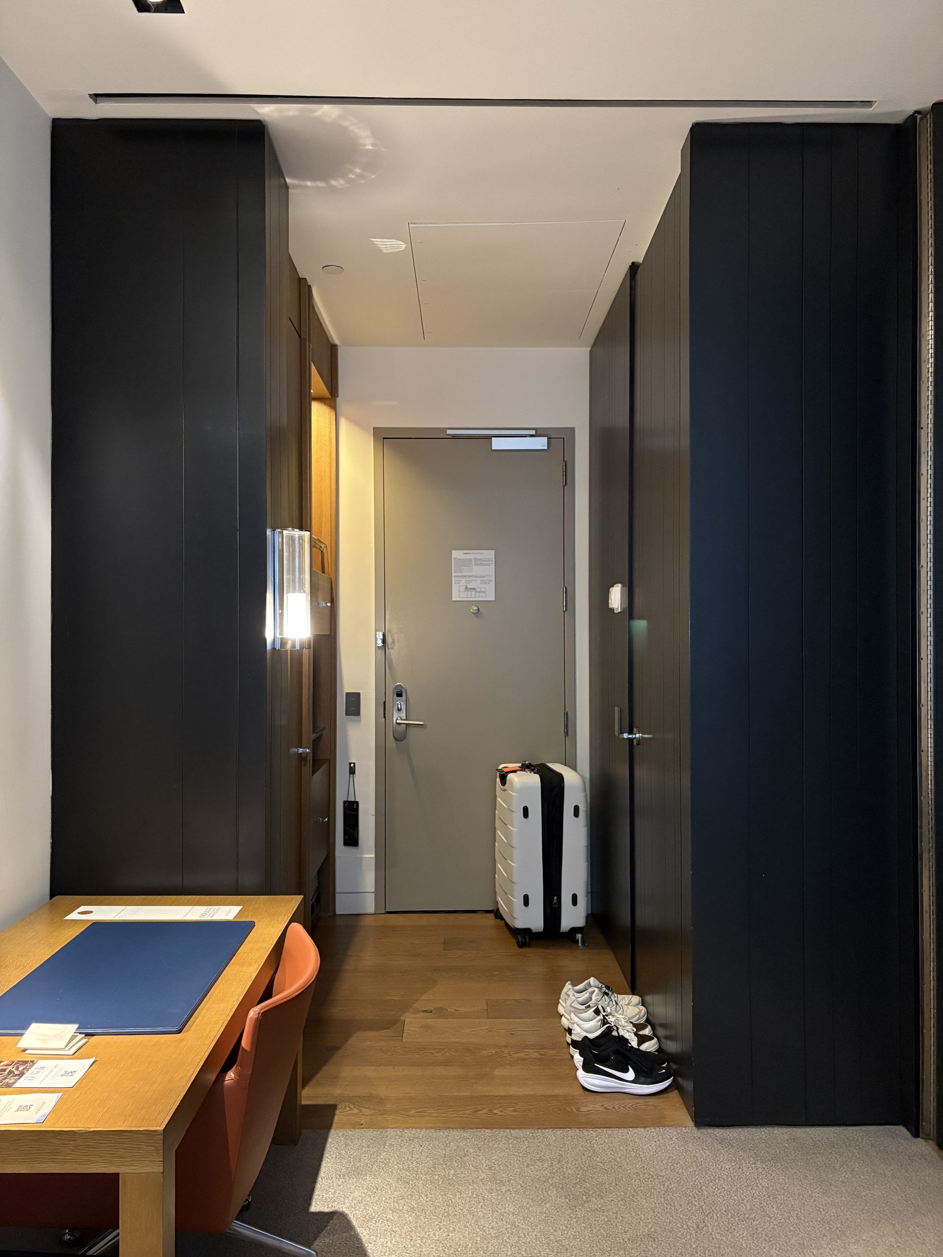 Entrance corridor to the Andaz Suite