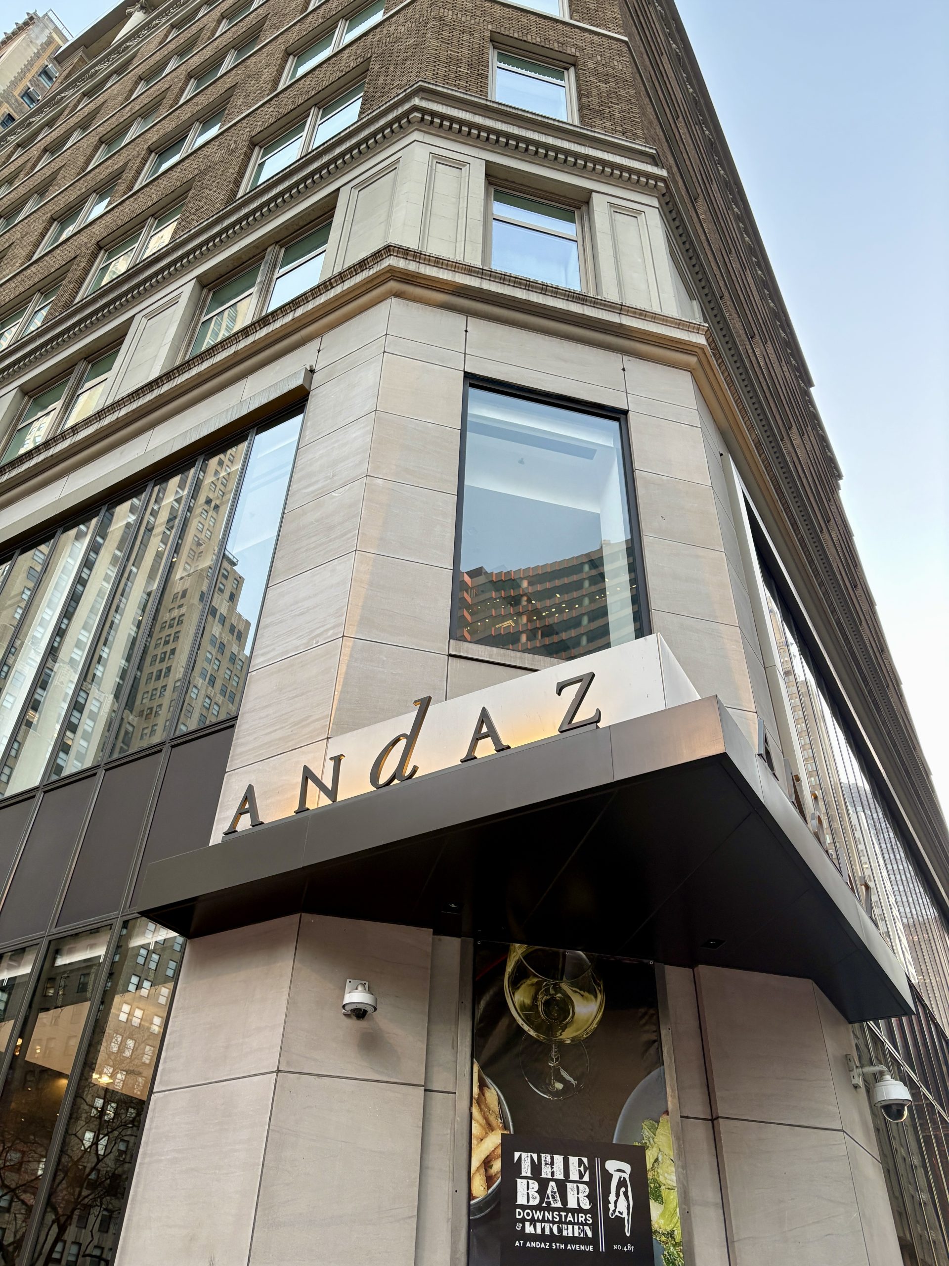 Exterior of the Andaz 5th Ave hotel