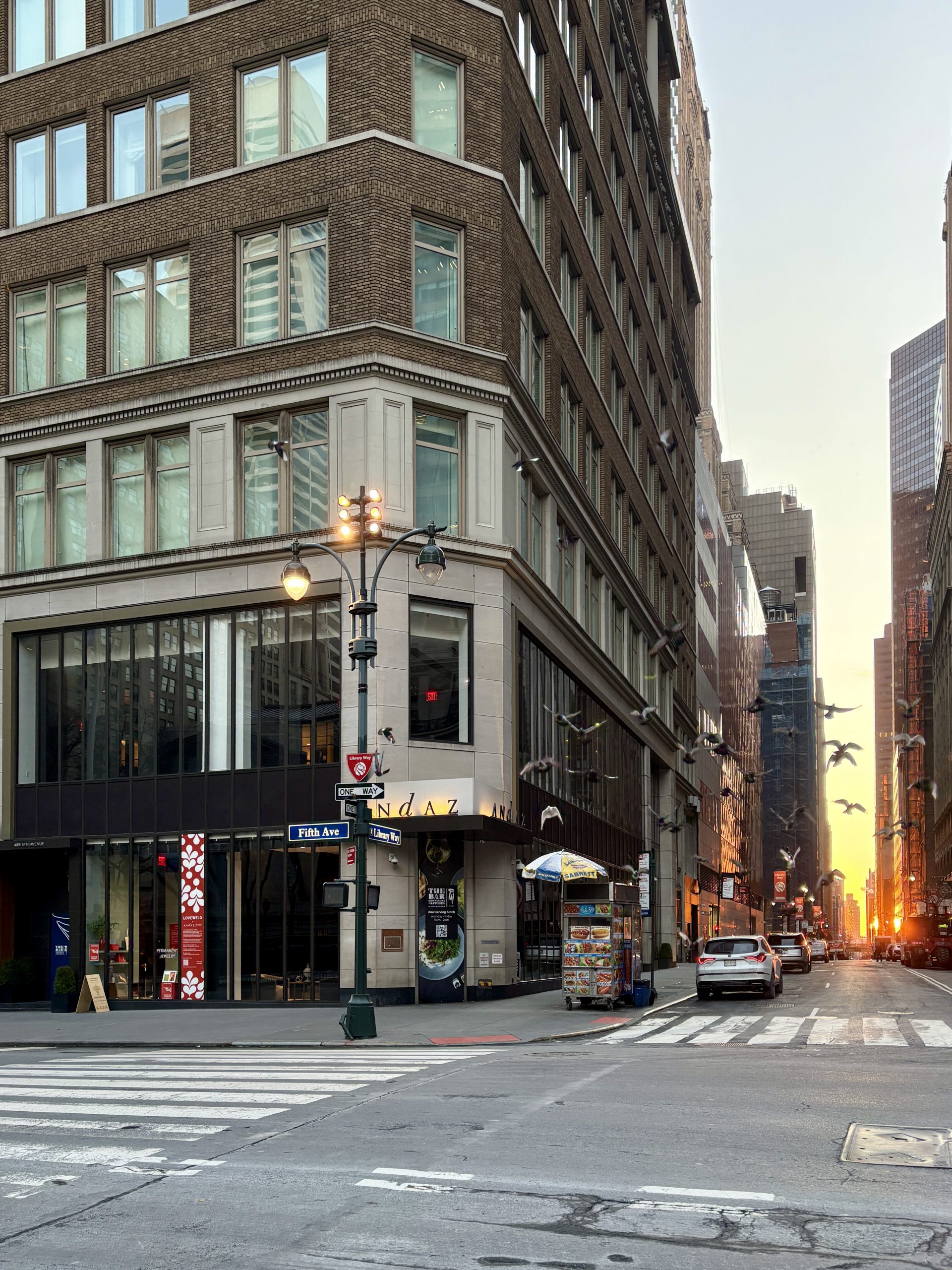 Sunrise from 5th Ave