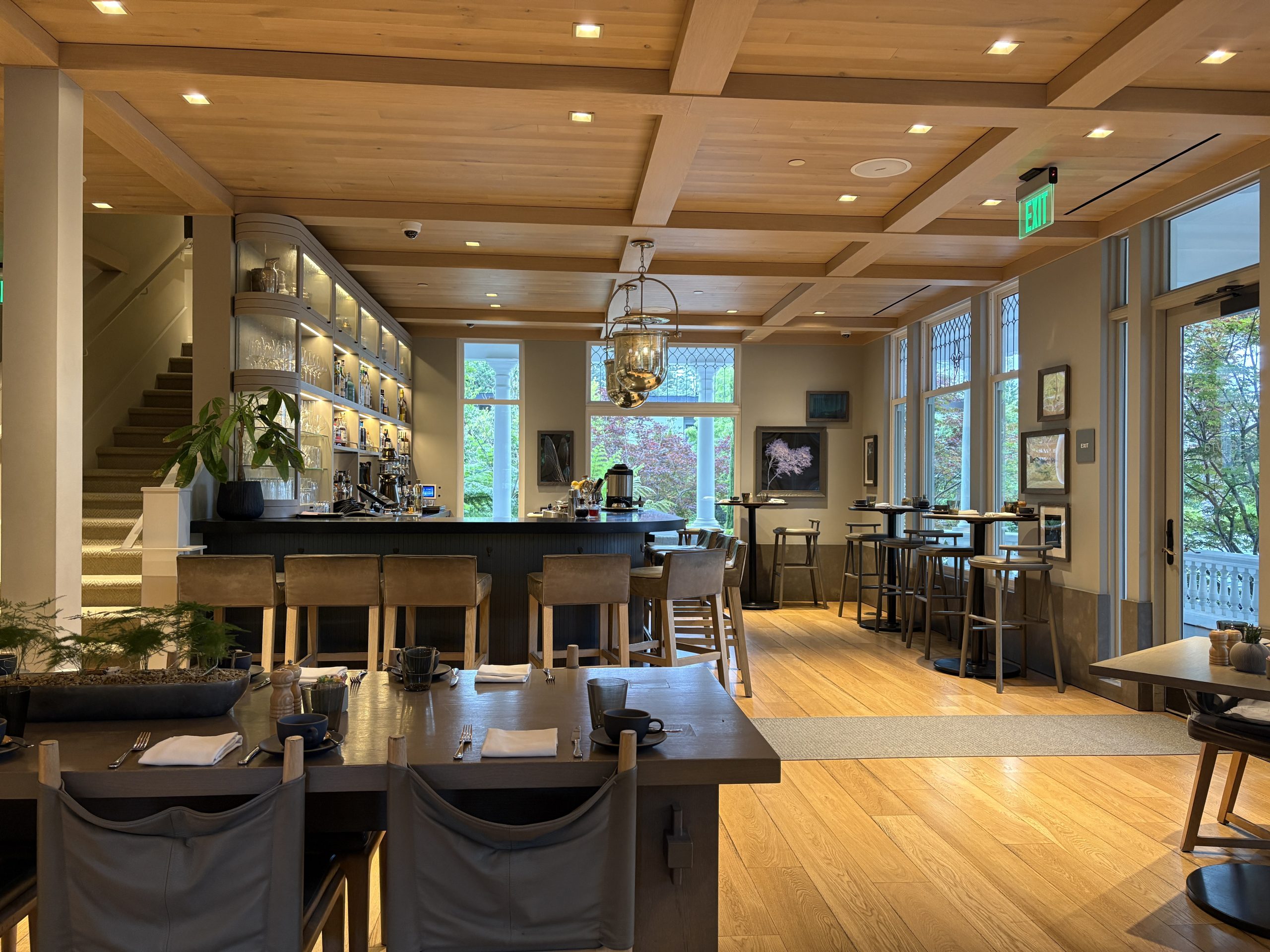 Breakfast dinning room at Violetto