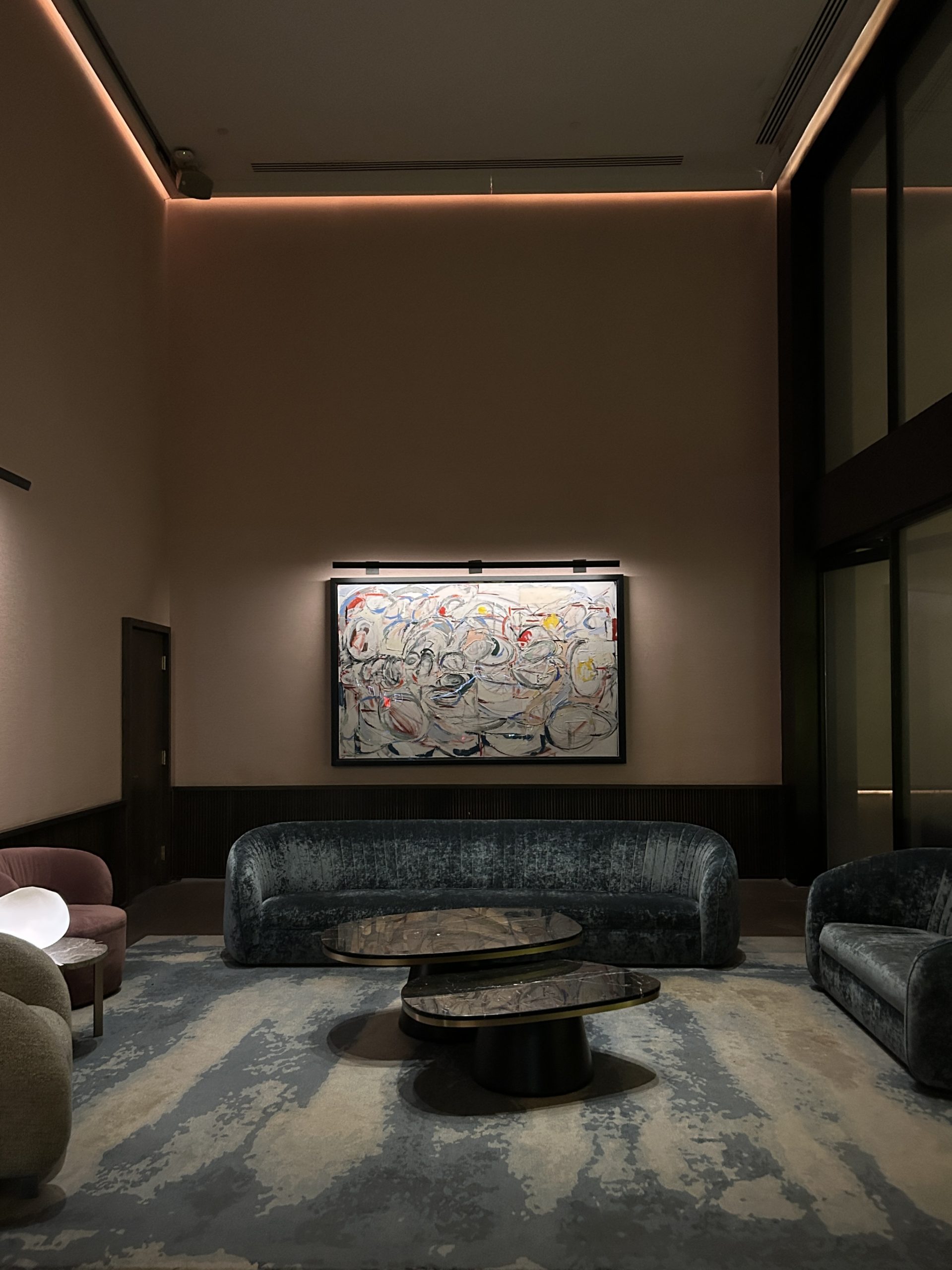 Lounging area in Thompson NYC