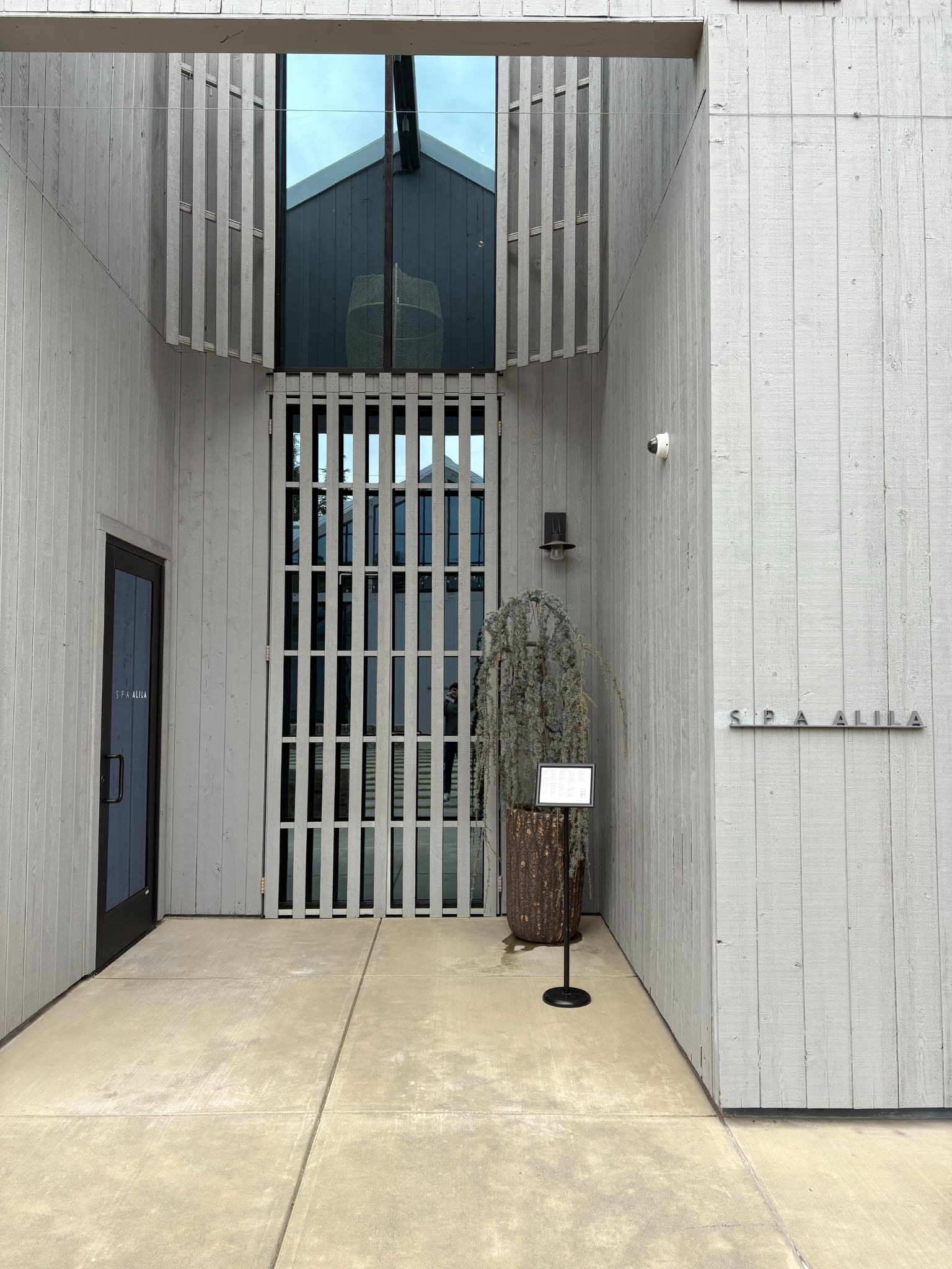 Spa building at Alila Napa Valley