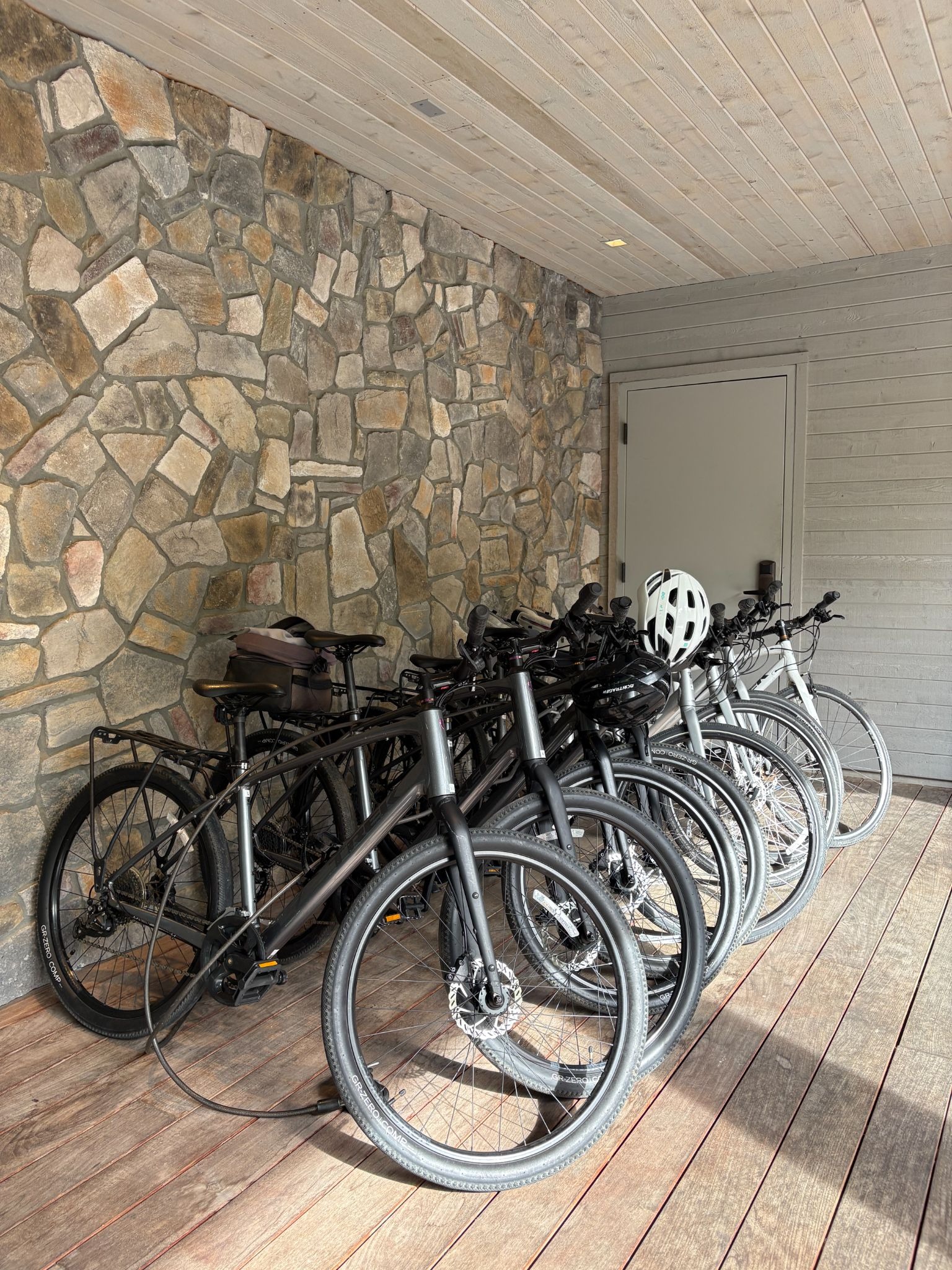 Free rental bikes by the gym