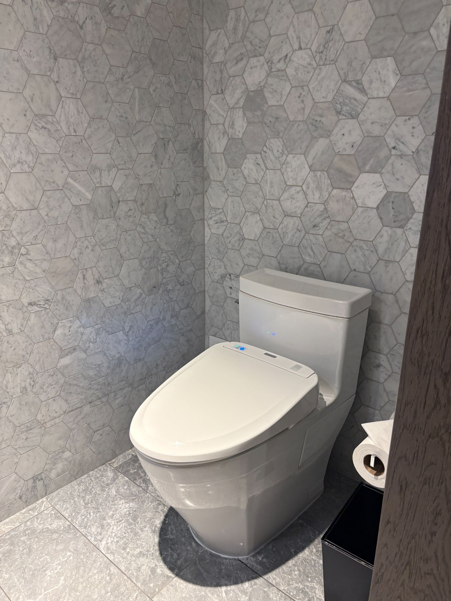 Toilet closet in the hotel room