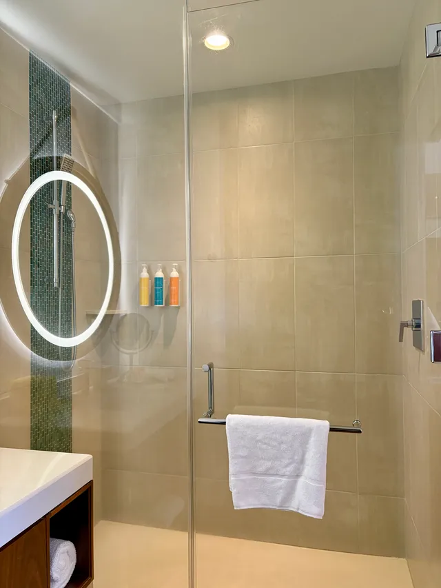 Hotel room - bathroom showers