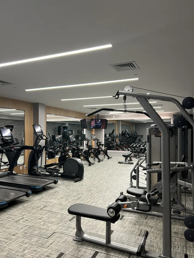 Large gym at Thompson NYC