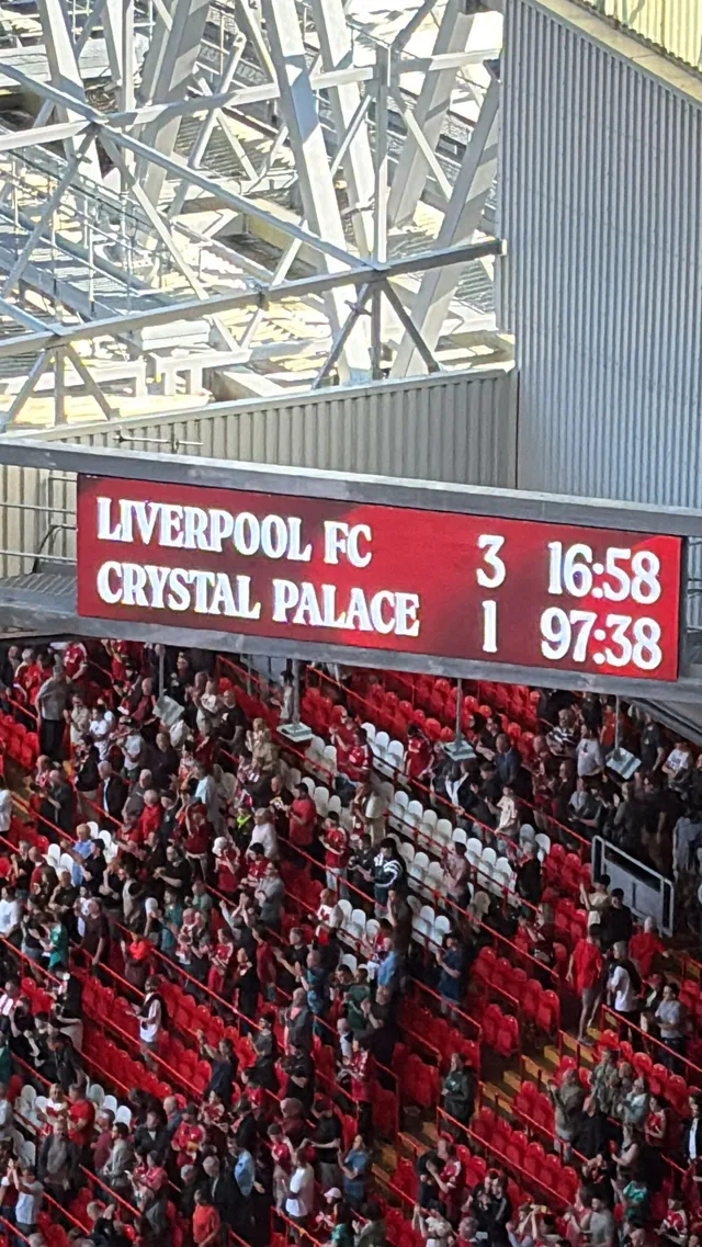Liverpool 3-1 victory over Crystal Palace