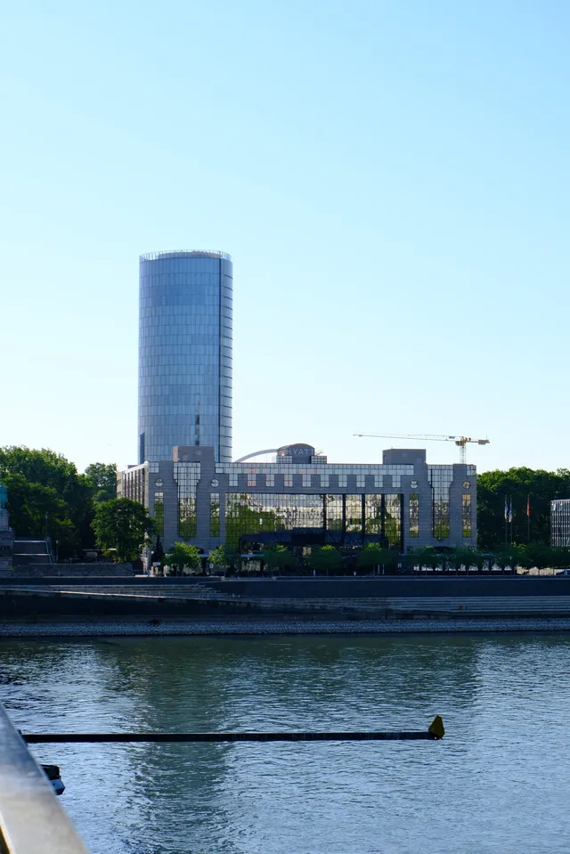 Hyatt Regency Cologne from the bridge