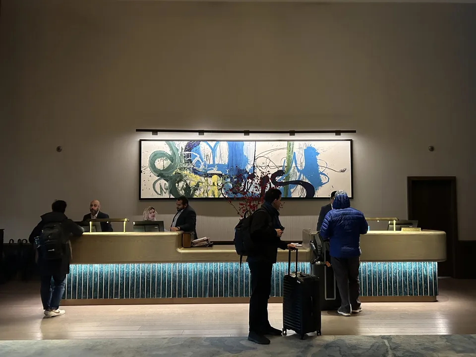 Check in counter at Thompson NYC