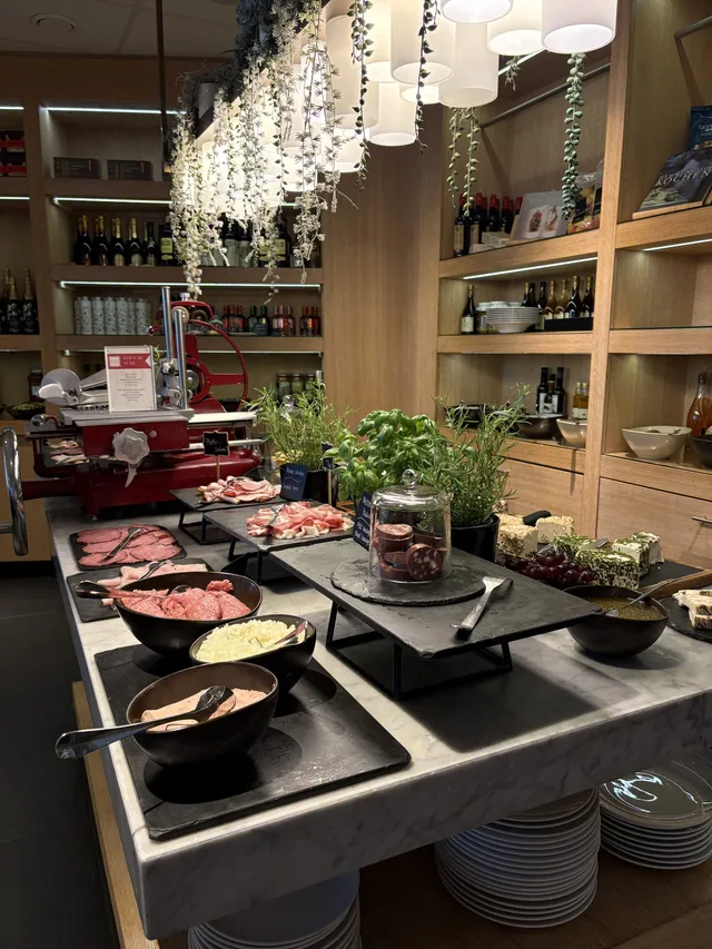 Cured meat section