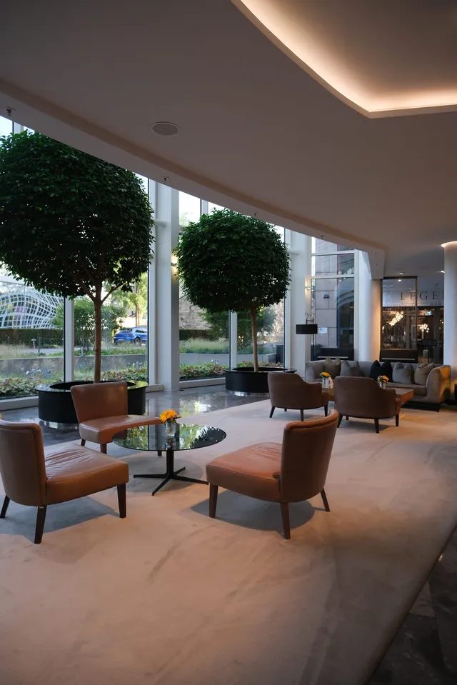Comfortable and upscale lobby
