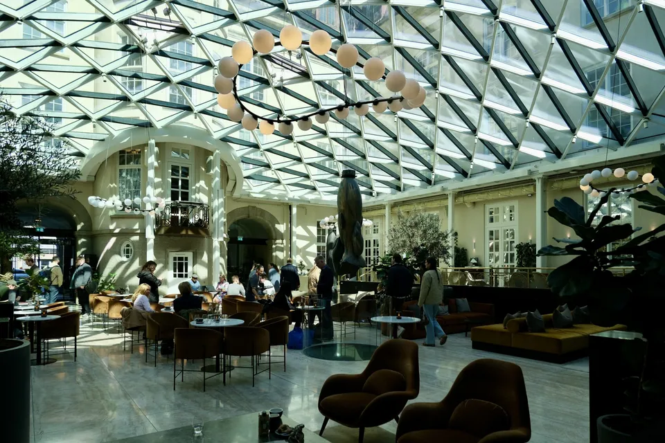 Villa Copenhagen Lobby Glass Dome