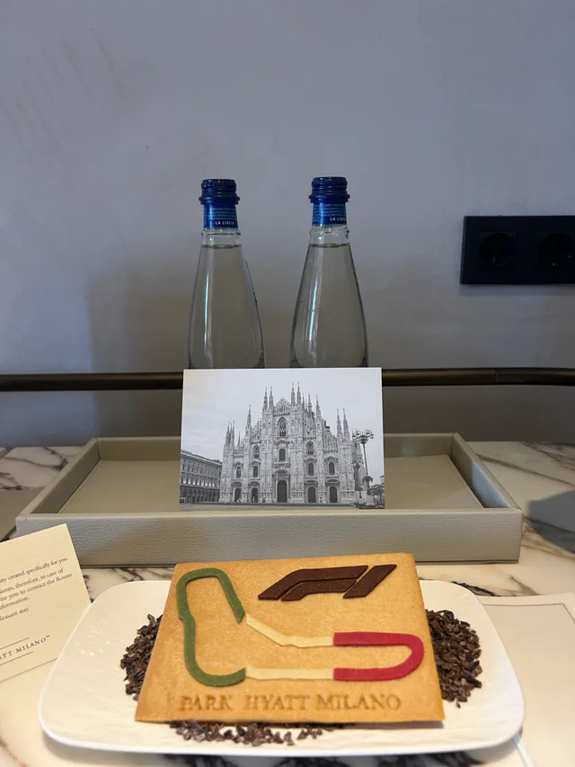 Park Hyatt Milano welcome gift