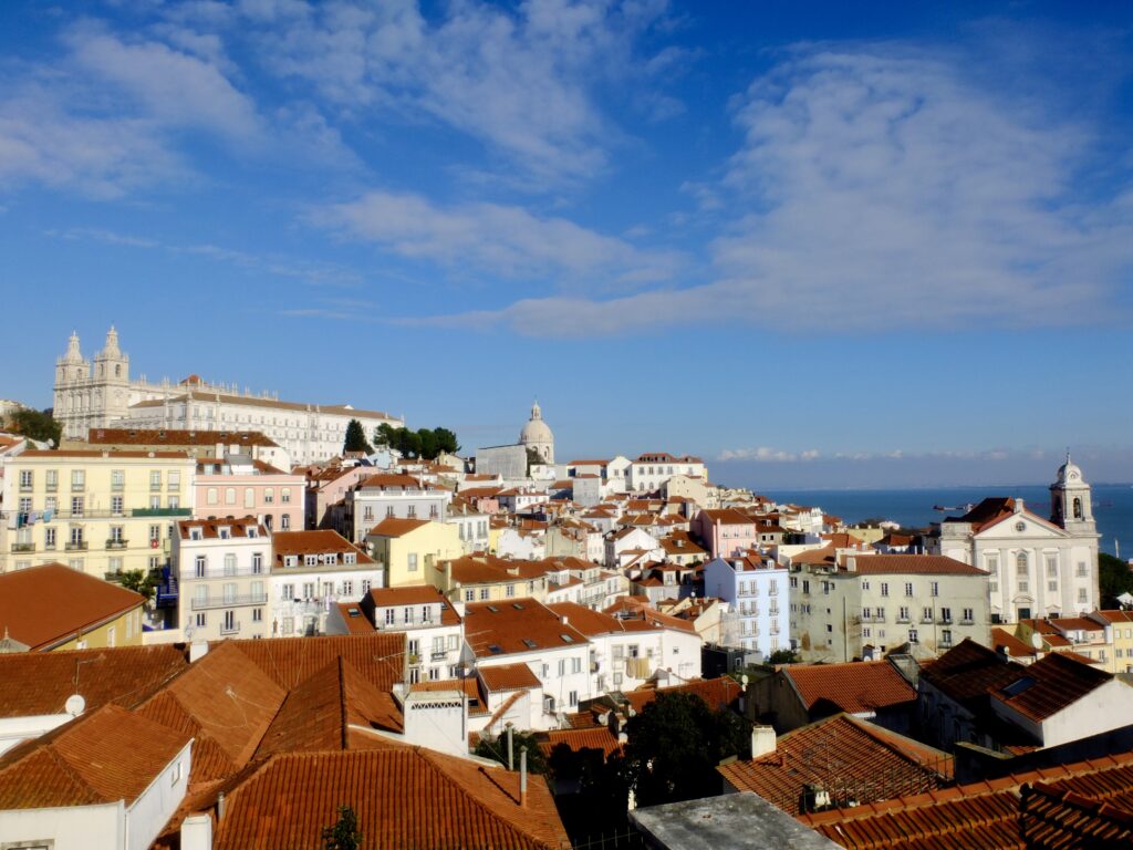 View from the hills of Alfama